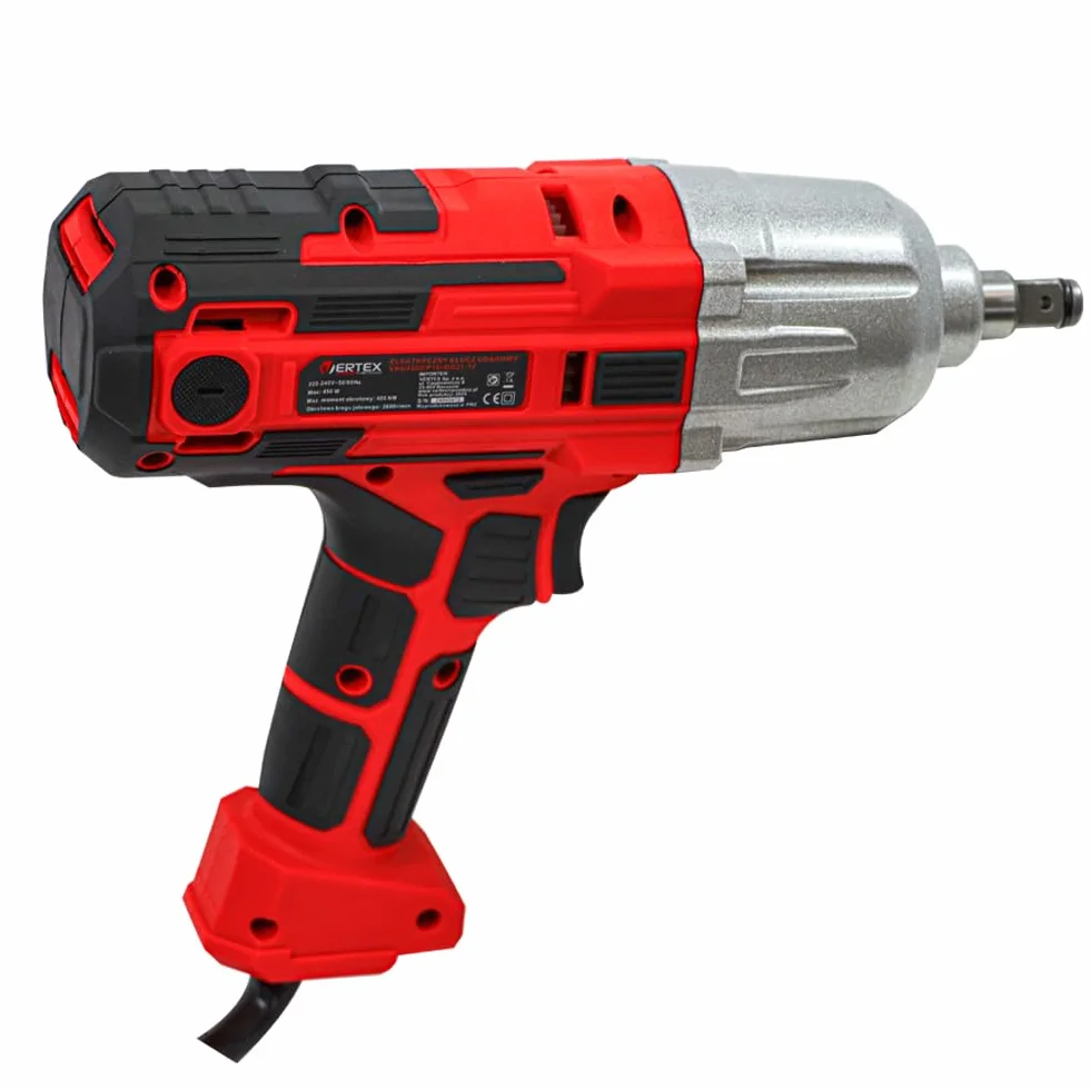 Vertex Klucz Udarowy VKU4500, 450W, 400 Nm, 2600 obr/min, z Nasadkami 17-22mm, Uchwyt 1/2", Przewód 2m, w Walizce PCV