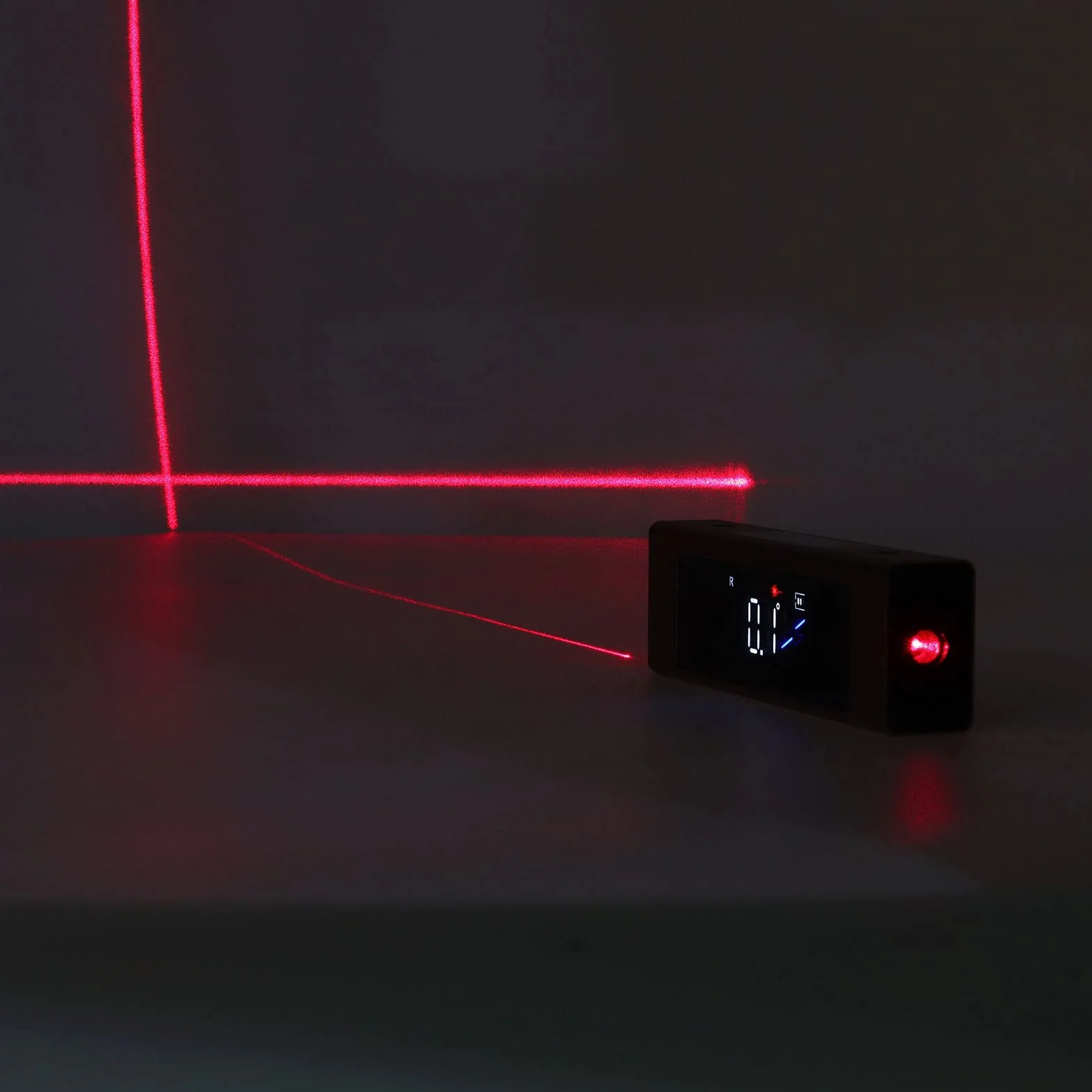 Linijka Do Poziomowania Laserowego LED Z Cyfrowym Wyświetlaczem Przyrząd Pomiarowy Narzędzie Pracy Jednostronny Ręczny Cyfrowy Miernik Kąta