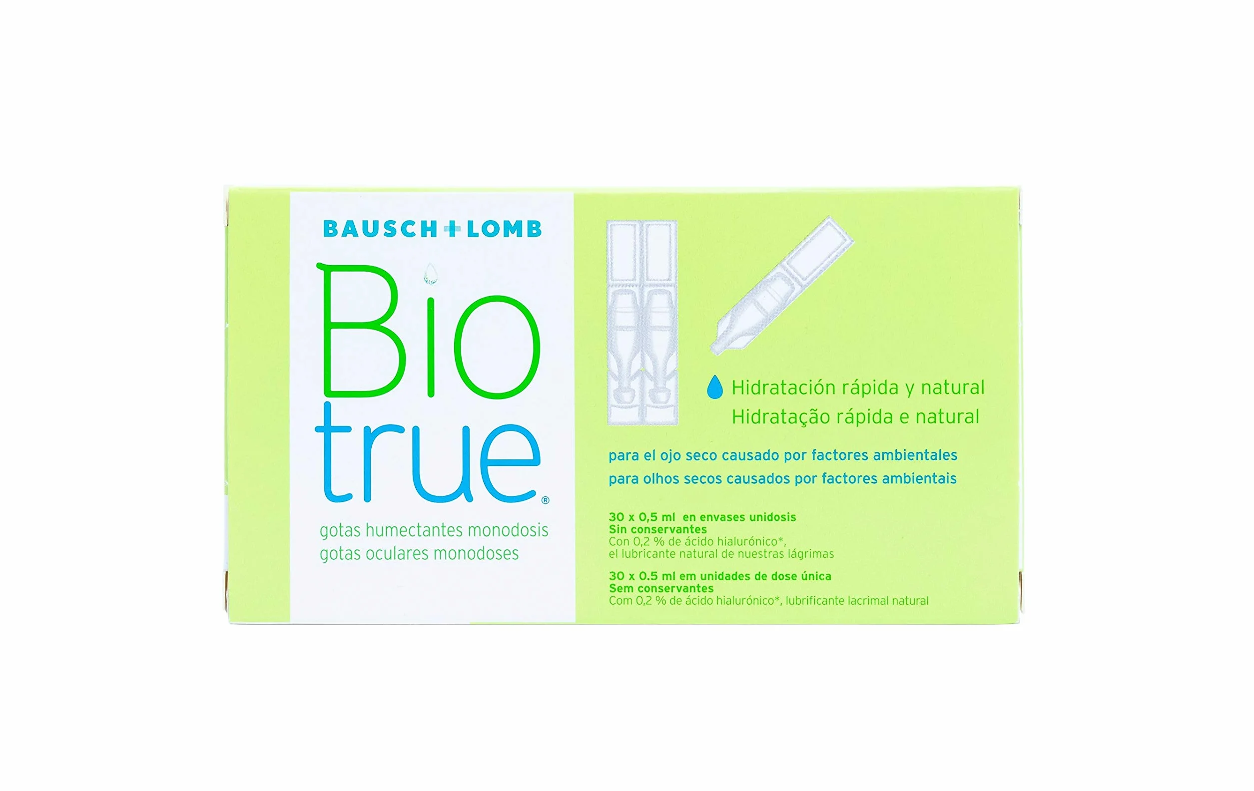 Bausch + Lomb Biotrue Rewetting Drops 0,5 ml opakowanie 30 sztuk