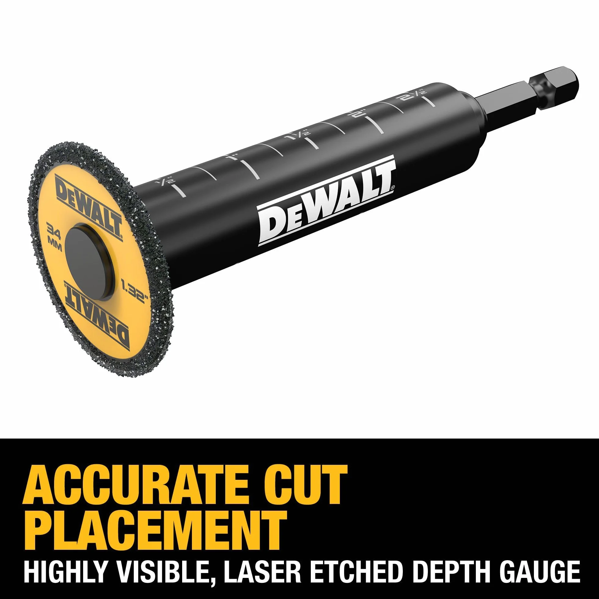 DEWALT Przecinak do rur Impact Connect, frez PVC, diamentowe koło tnące (DWAIPCIR)