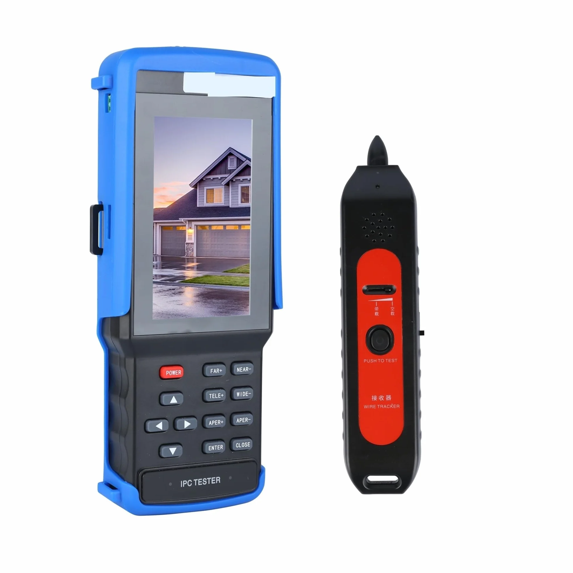 Tester CCTV, IPC9310 Plus 4k Tester kamer bezpieczeństwa | Z IP 1080P 8MP AHD TVI CVI CVBS SDI All In 1 Tester CCTV Monitor Utp Optyczny POE do testowania kamer CCTV i IP.