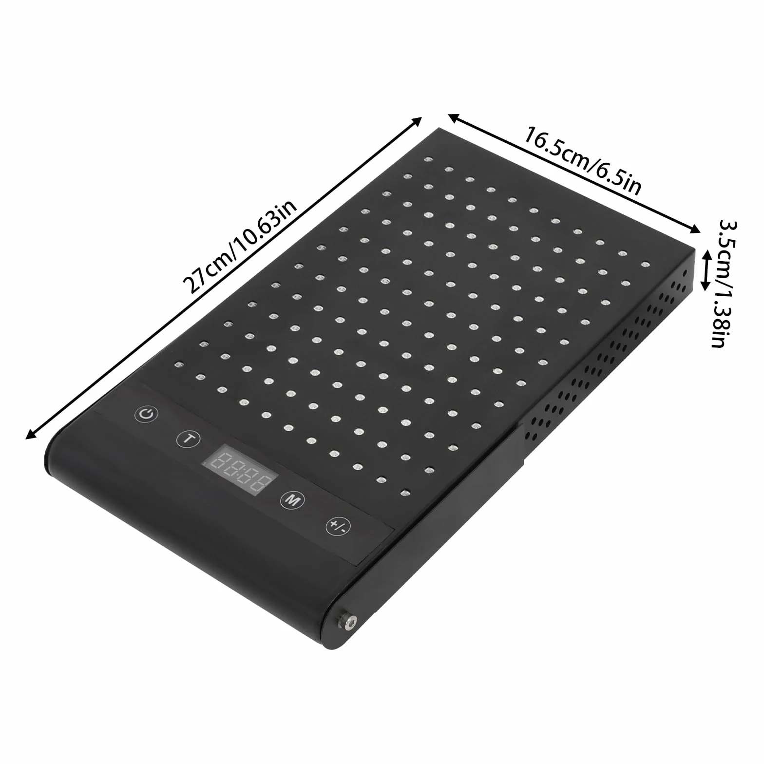 Lampa na podczerwień, 27 x 16,5 x 3,5 cm, czerwone światło, światło na podczerwień, łagodzi ból, terapia mięśni, urządzenie do pielęgnacji skóry, głębokie działanie, relaks, wspomaganie krążenia krwi