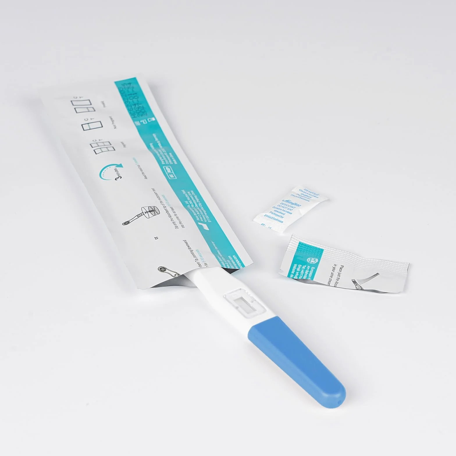 EUROPAPA® Opakowanie 1/2/3/4 ciąży, test wczesnej ciąży, powyżej 99% dokładności, czułość 25 mlU/ml, szybkie wykrywanie w ciągu 5 minut, autotest HCG