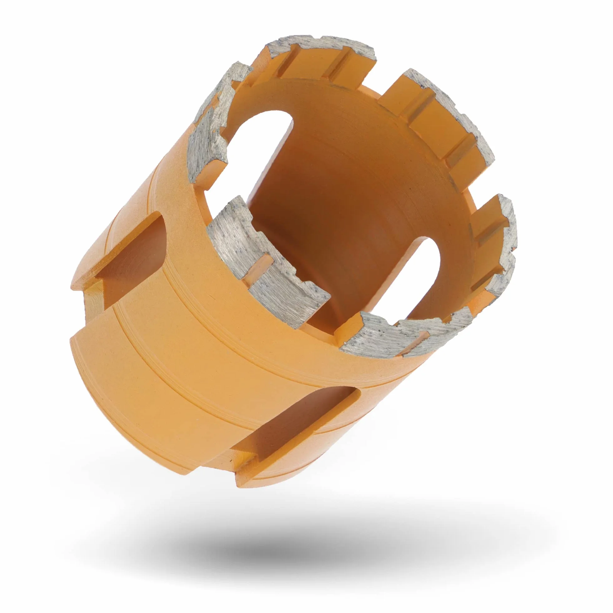 PRODIAMANT® Diamentowy pogłębiacz do puszek 68 mm x M16 – 7 segmentów diamentowych, wysoka trwałość, długość użytkowa 60 mm, szybkie wiercenie w murze, cegle i betonie