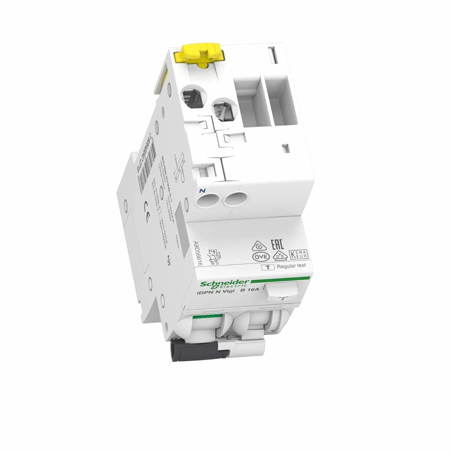 Schneider pbt-dit 51 24 A9D56616 przełącznik FI/LS iDPN Vigi 1P+N, 16A, B-Char, 30mA, typ A, 6kA