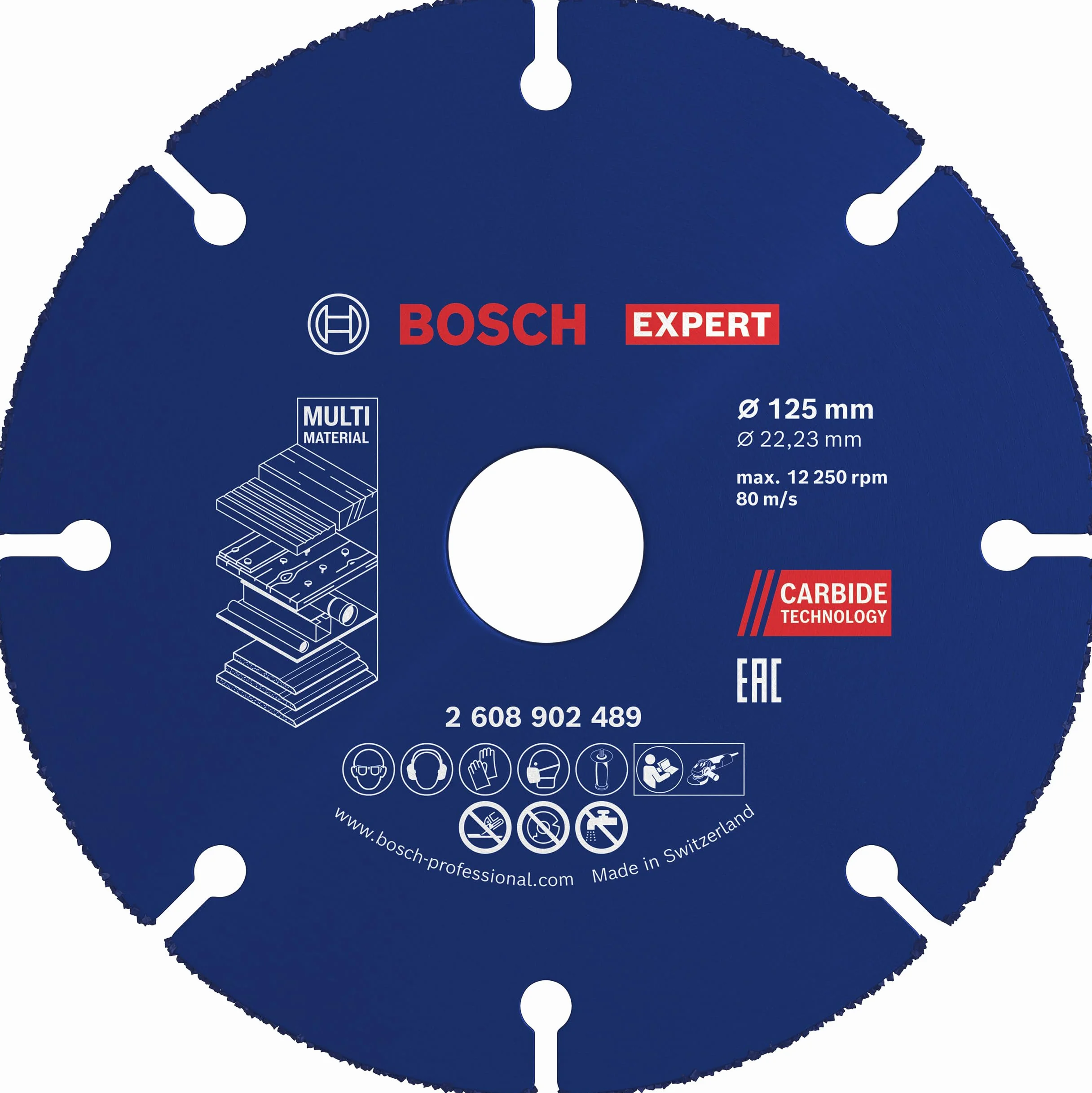 Bosch EXPERT Carbide Multi Wheel tarcza tnąca Ø 125 mm do drewna z gwoździami