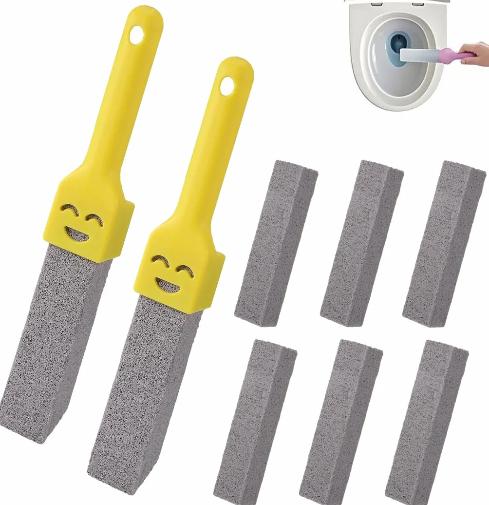 Pumice Stone środek do czyszczenia toalety z pumeksem, 8 sztuk, do usuwania kamienia moczowego, do toalety, prysznica, łazienki, basenu, kuchni, kamienia naturalnego do skutecznego czyszczenia