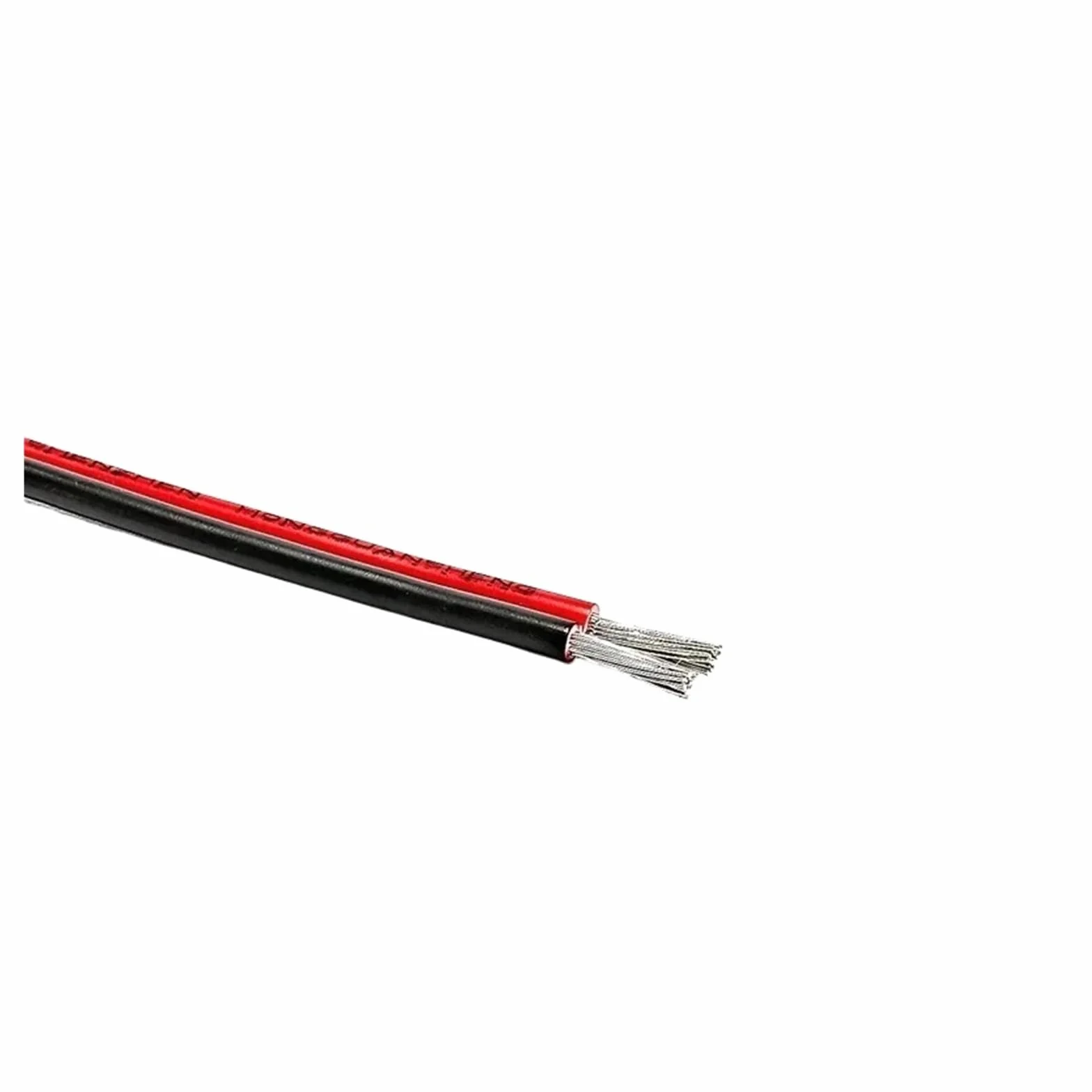 Przewód elektryczny 2-pinowy cynowany miedziany izolowany PVC czerwony czarny do jednokolorowych taśm LED 18/26/28 AWG przedłużacz (100M-328FT_16AWG)