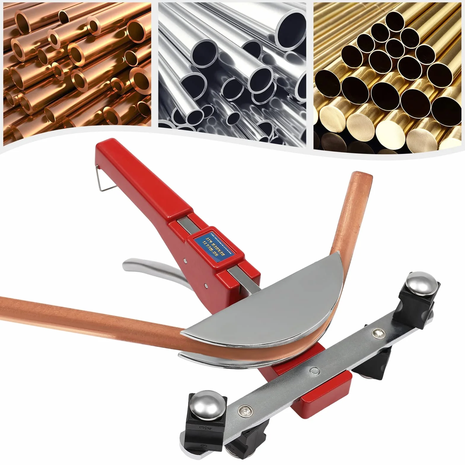 Ręczna giętarka do rur 90 stopni, giętarka do rur 6-22 mm, promień gięcia metalowa, ręczna giętarka do rur stalowych, narzędzie do gięcia rur aluminiowych, narzędzie do gięcia rur miedzianych