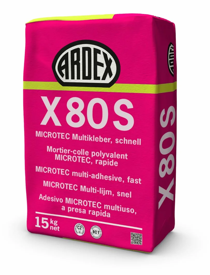 Ardex X 80 S MICROTEC klej uniwersalny szybki 15 kg klej do płytek