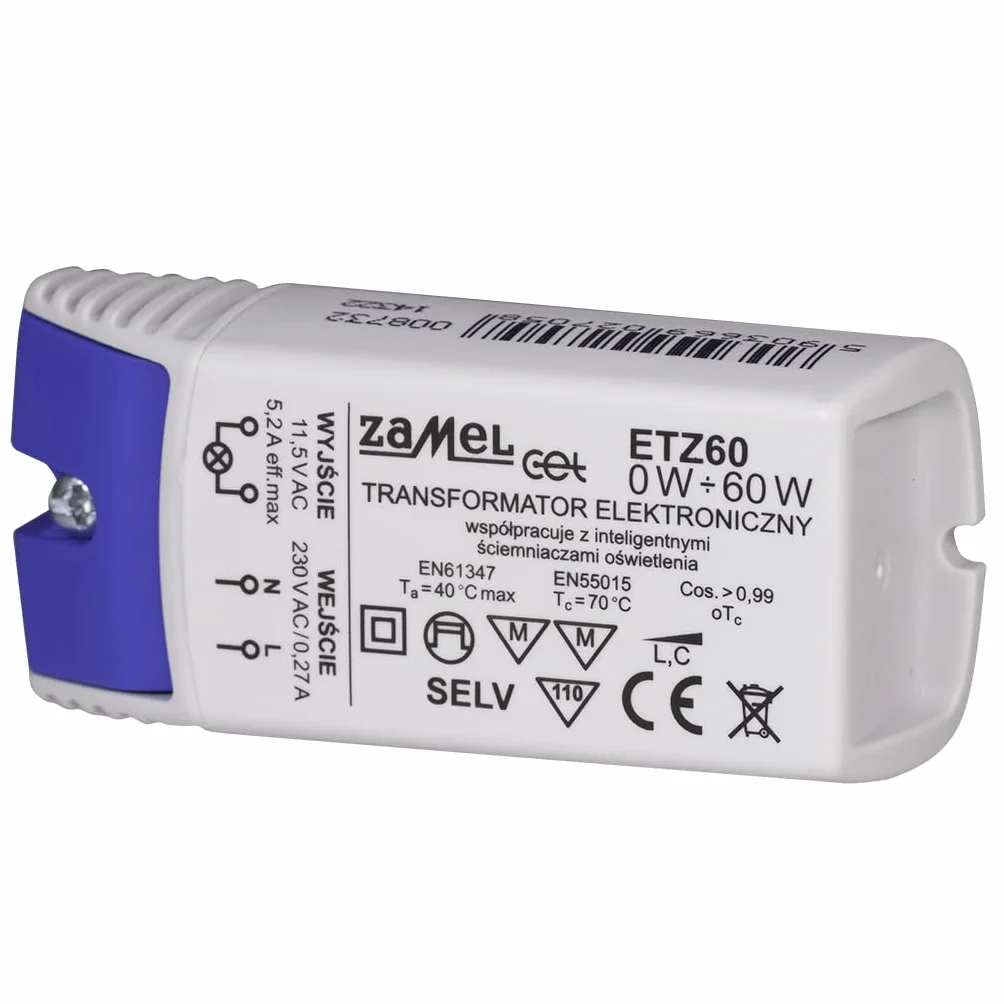 ETZ-60 transformator elektroniczny 12 V 60 W