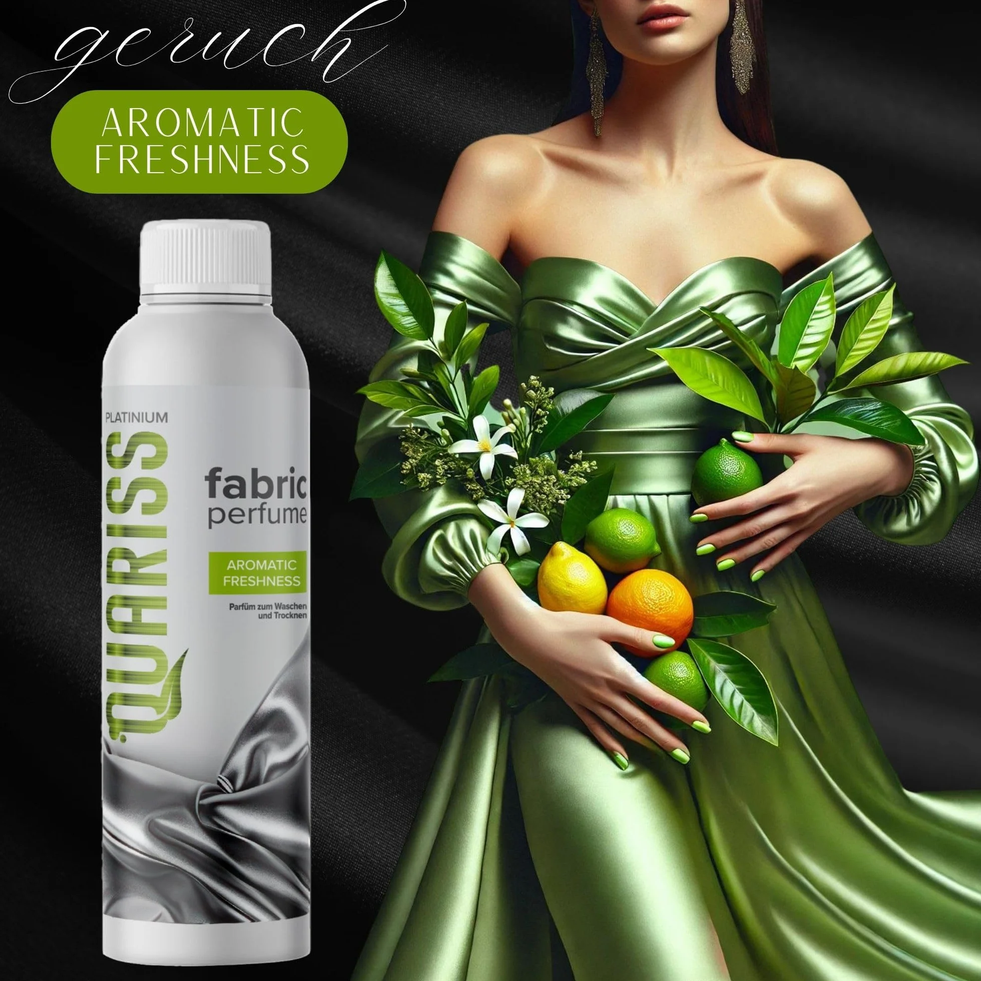 Perfumy do Tkanin - Aromatyczna Świeżość Płyn do Prania - Zapach do Pralki i Suszarki, Długotrwały Zapach, 100ml (Aromatic Freshness)