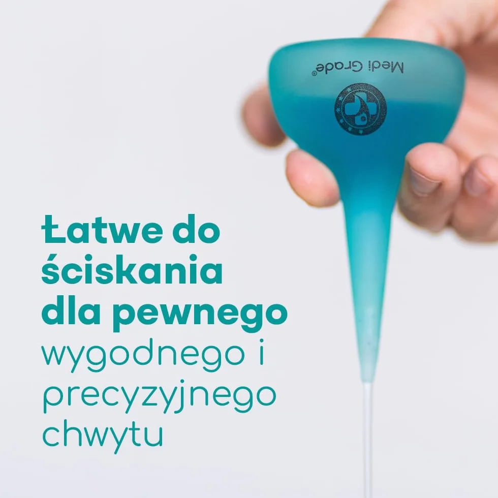 Zestaw do Czyszczenia Uszu Medi Grade z Gruszką 75 ml, Miękka Końcówki Quad-Stream