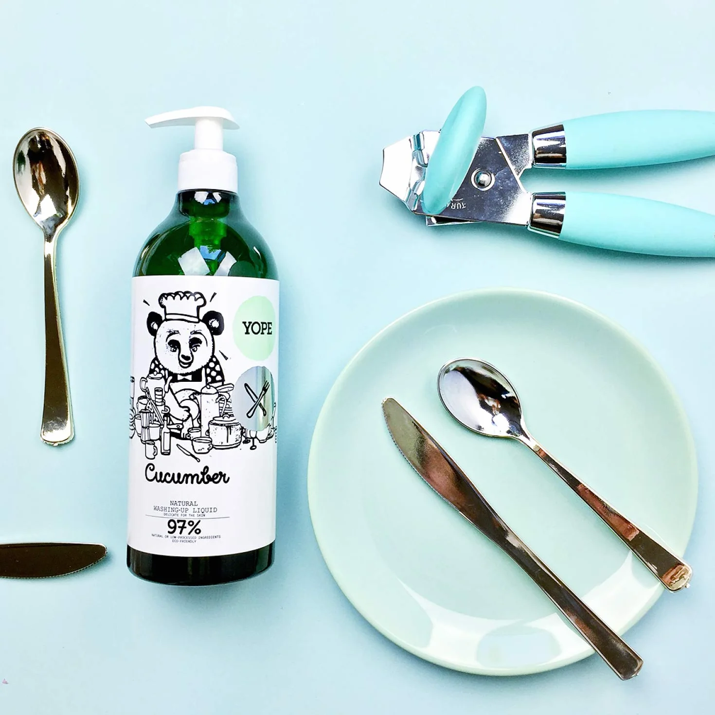 YOPE Płyn do mycia naczyń ogórki 750 ml