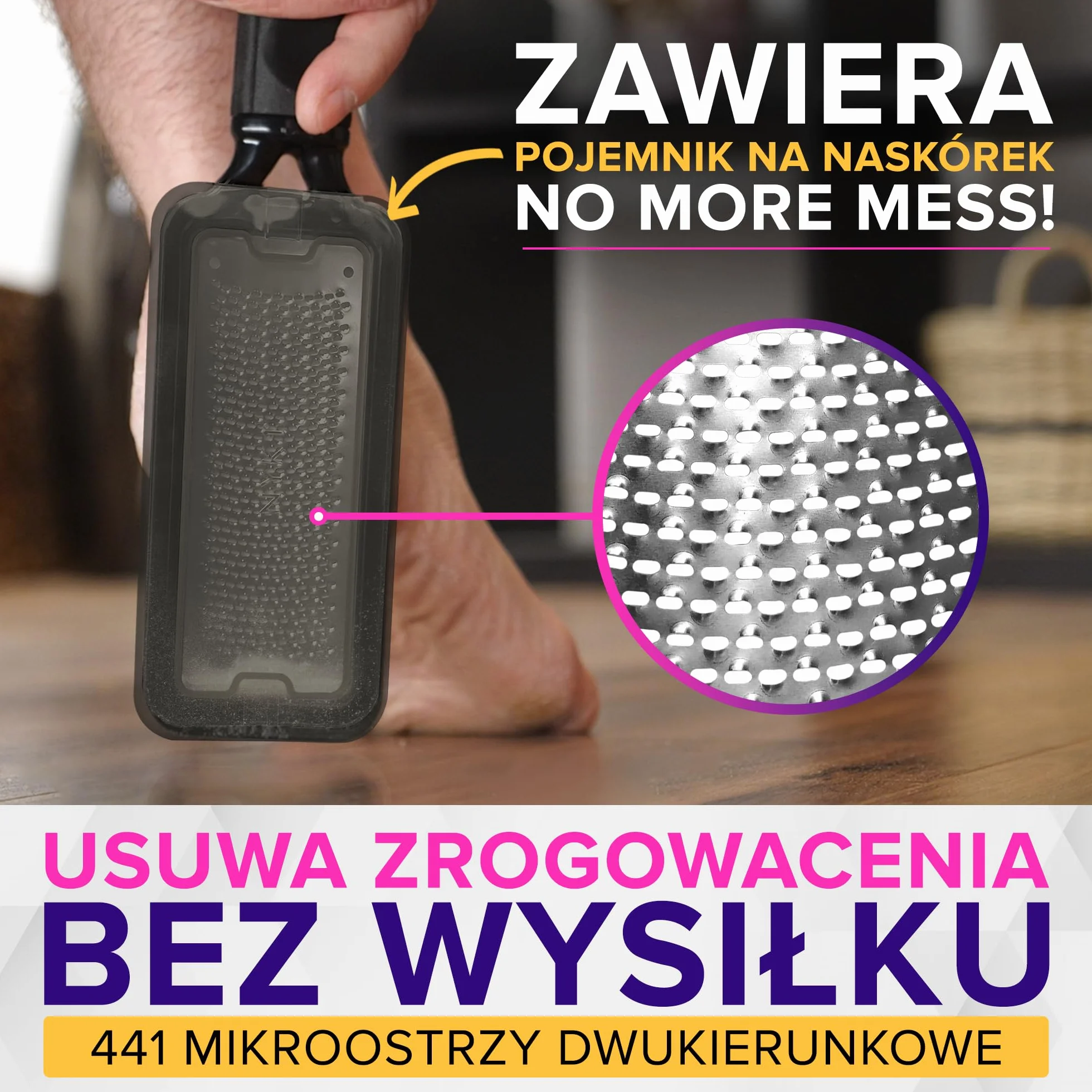 NYK1 MEGAFILE Pilniki Do Stóp Pedicure Skrobaczka Do Stóp Rozmiar XL