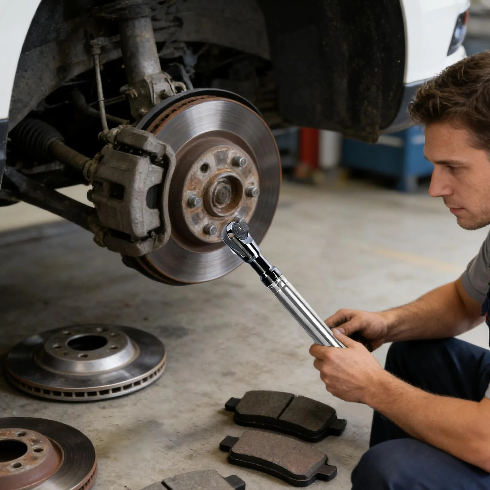 Klucz offsetowy, klucz ręczny, pasuje do grzechotki przedłużającej gniazdo napędowe 1/2 , do instalacji sprzętu, motoryzacji, przemysłu, budownictwa, naprawy domu, hydraulika, elektrycznego