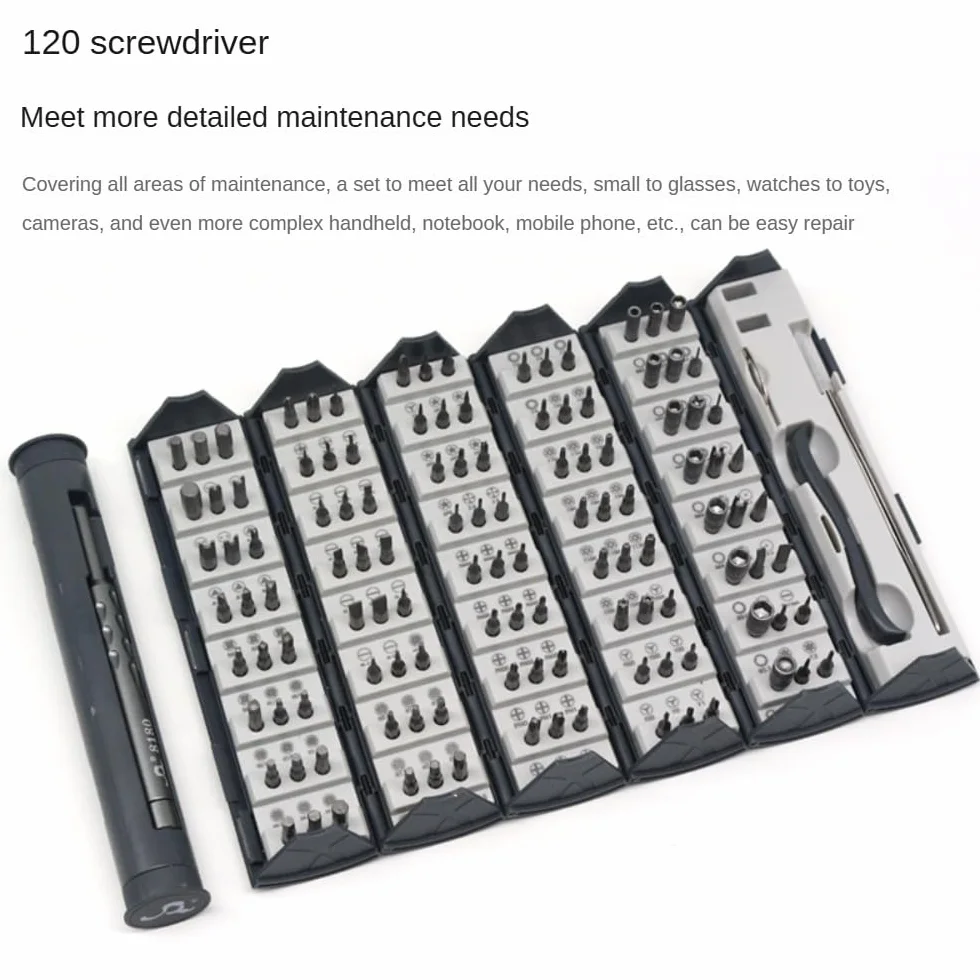 Precyzyjne zestawy śrubokrętów, mały zestaw wkrętaków 128 w 1, magnetyczny zestaw narzędzi do naprawy telefonu komórkowego, laptopa, komputera, tabletu, PS4, Xbox, Nintendo, konsoli do gier