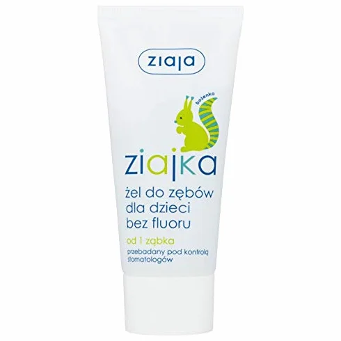 ZIAJA ZIAJKA Żel d/zęb.d/dzieci b/fluoru 50 ml