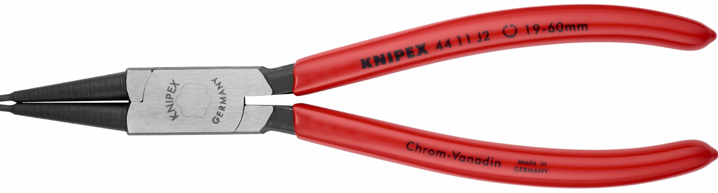 KNIPEX Tools - 2 Piece Circlip Pliers Set (9K008018US), Red