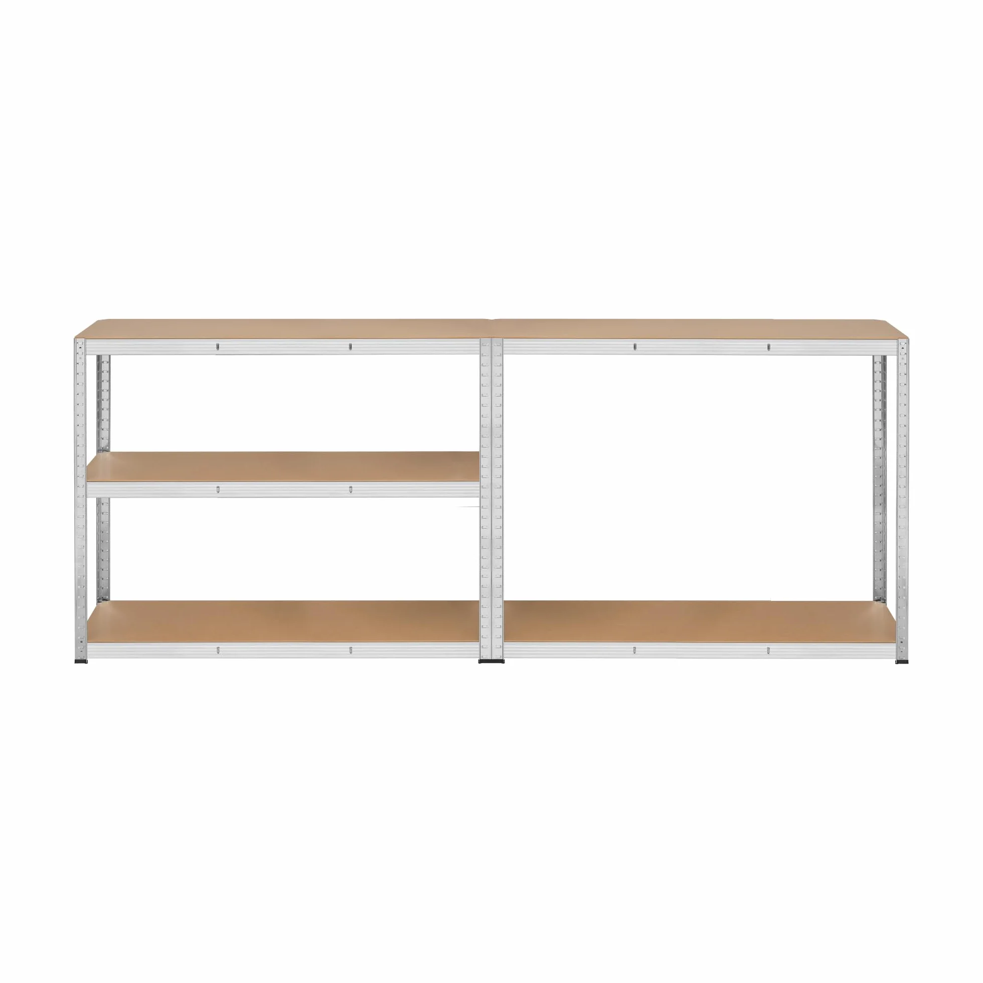 Rebel Electro Regał Metalowy Magazynowy 205x120x45 Srebrny RB-1252