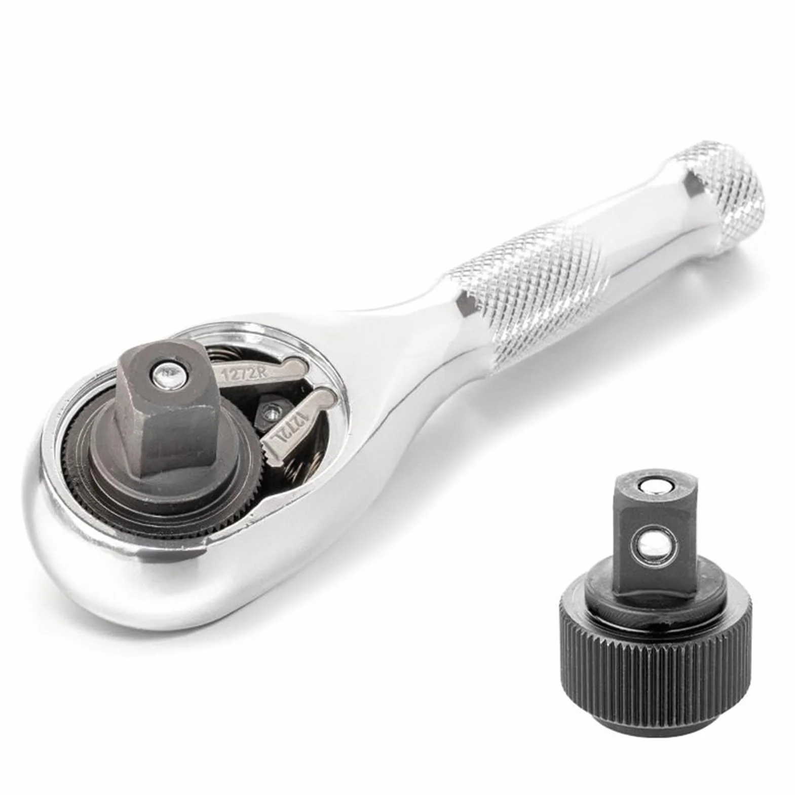 Zestaw Kluczy Grzechotkowych Compact | 72-Zębowe Szybkozwalniające Narzędzie Klucza Grzechotkowego - Miniaturowe Akcesoria Do Konserwacji Opon Samochodowych - Dla Hydraulików Mechaników Samochodowych