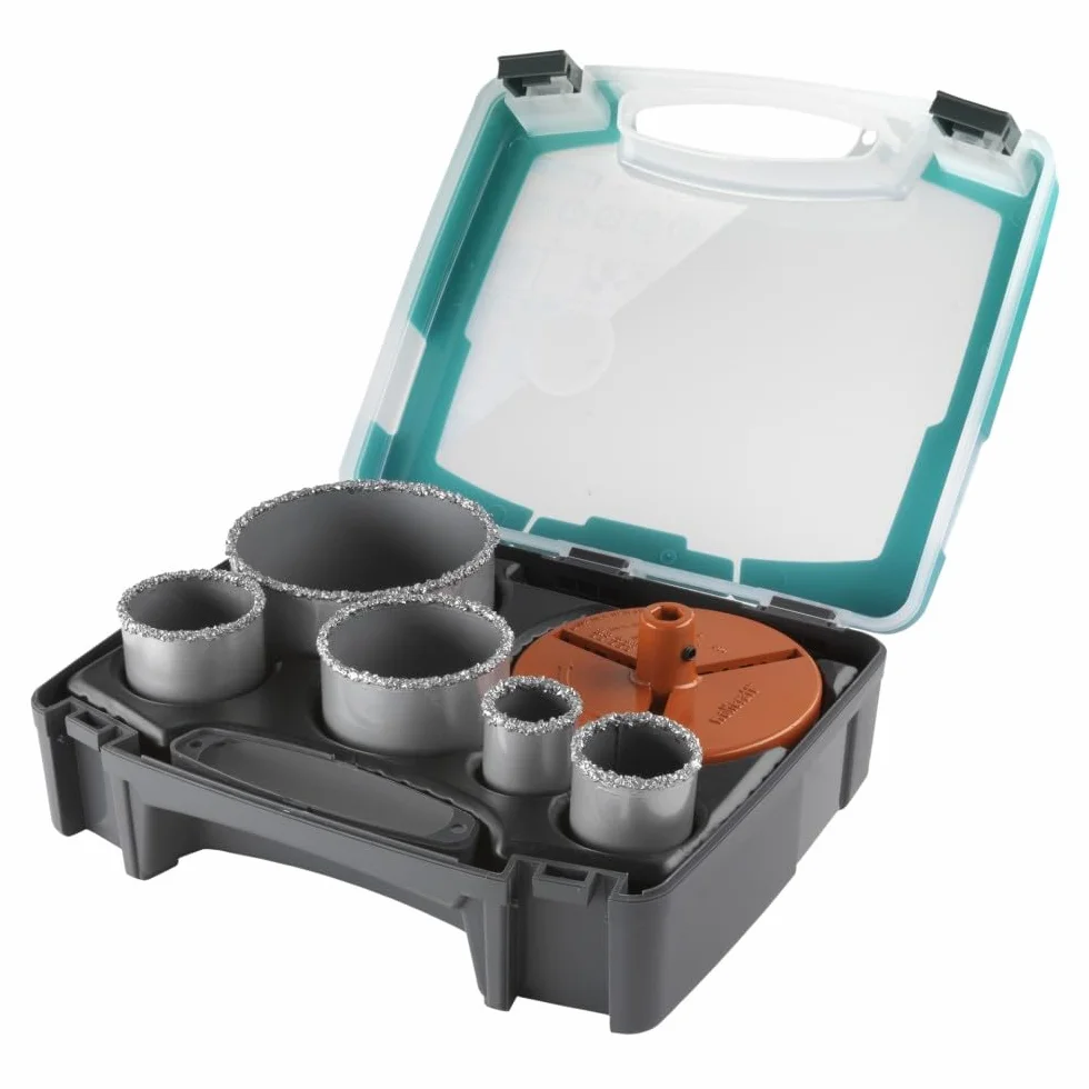 Wolfcraft 5424000 1 walizka z otwornicami HM ø 33, 43, 53, 68, 103 mm