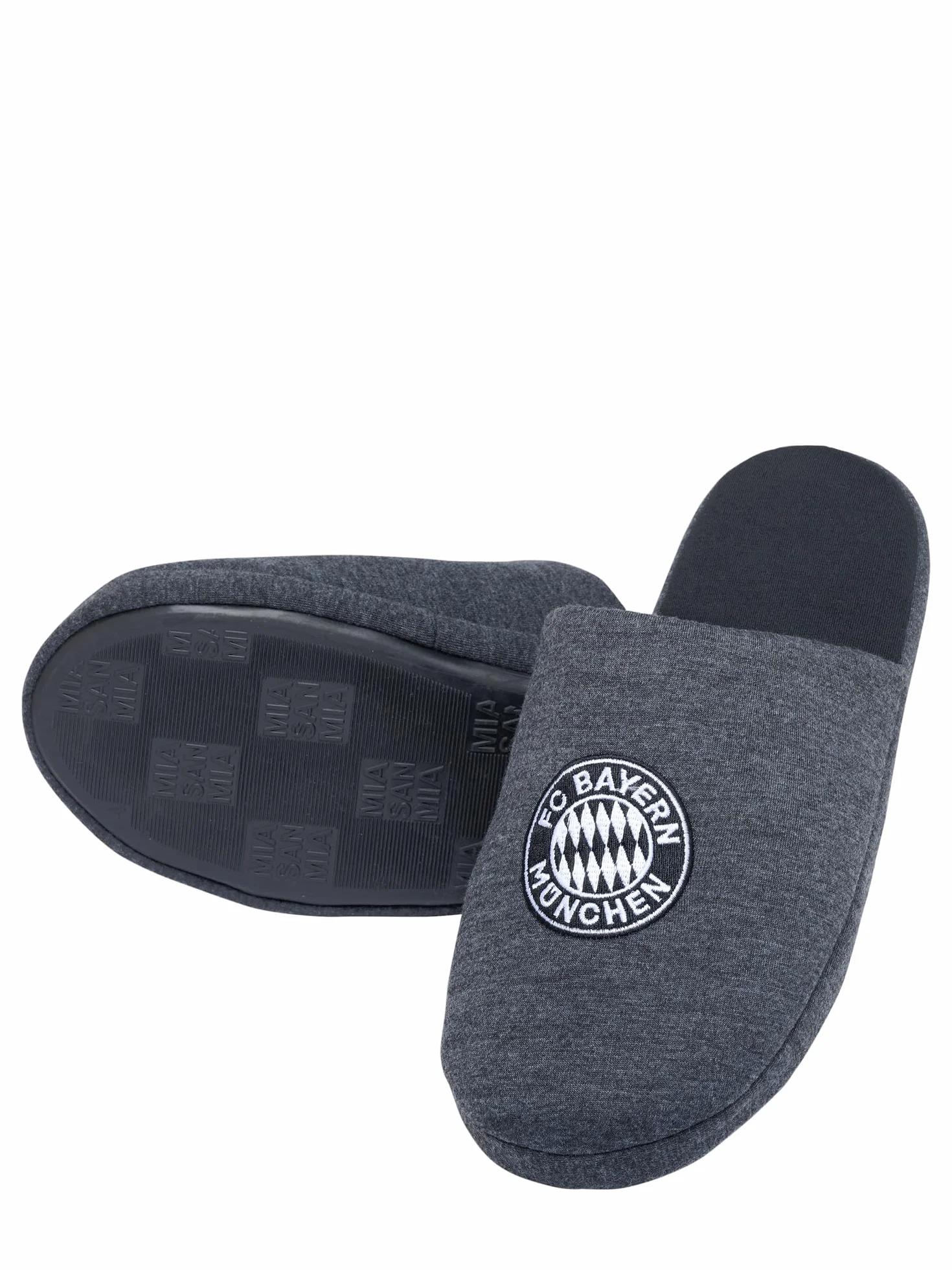 FC Bayern München Pantofle/kapcie Logo czarne
