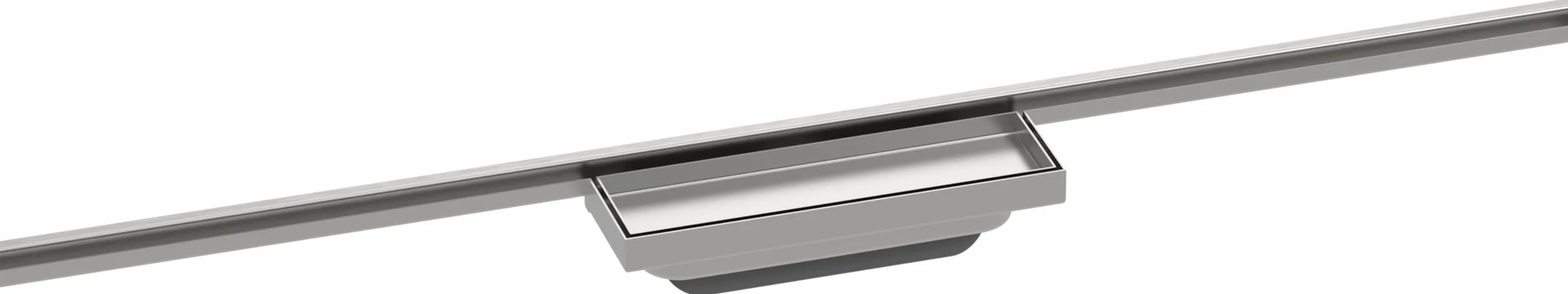 hansgrohe RainDrain Minimalistic - gotowy zestaw rynny prysznicowej, wyłożona płytkami rynna odpływowa 900 mm, odpływ podłogowy prysznic