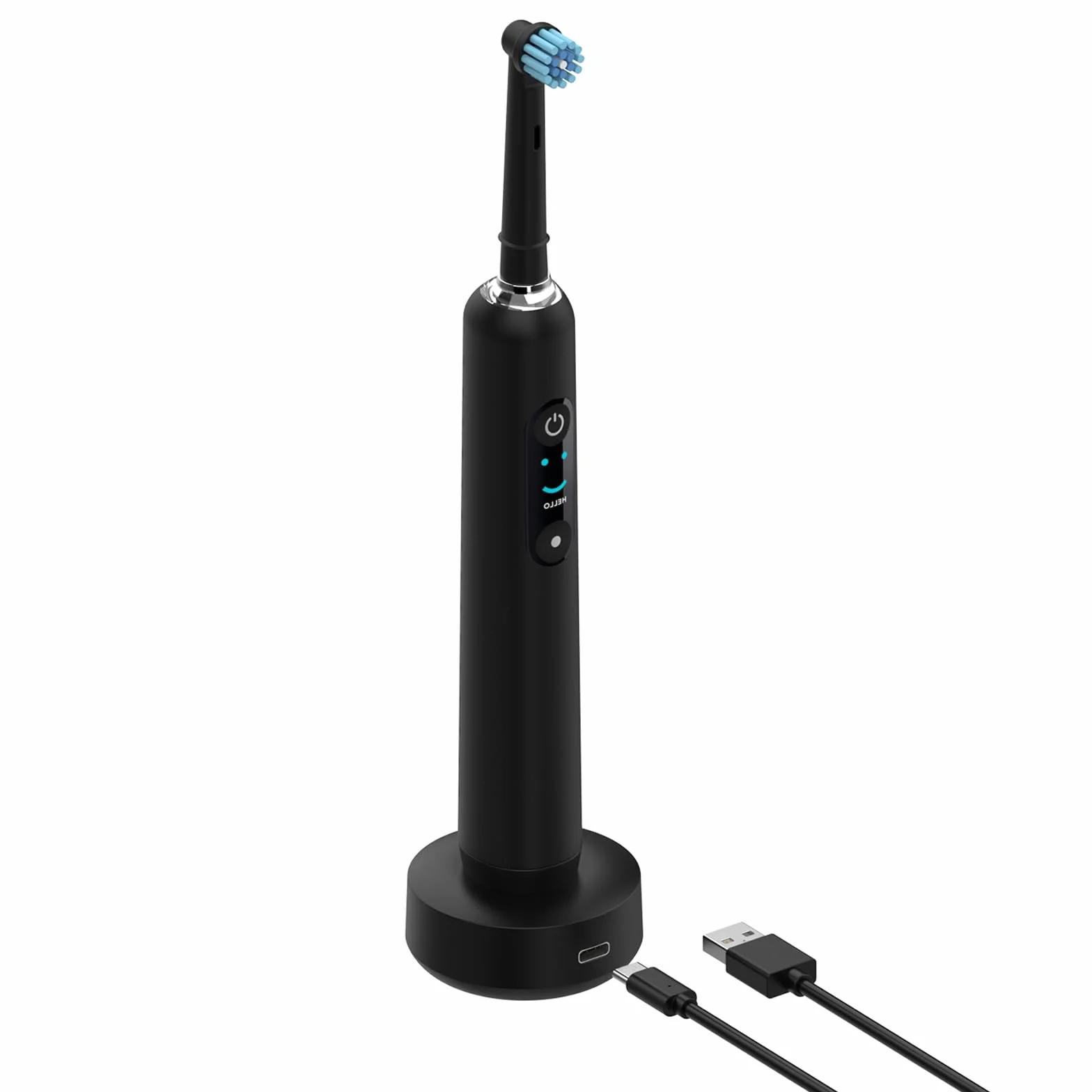 Disscool Wymienny kabel dokujący USB typu C kompatybilny z Braun Oral-B iO10 / iO9 / iO8 / iO7G / iO7 elektryczna szczoteczka do zębów, adapter ładowarki magnetycznej USB C, podstawa ładowarki