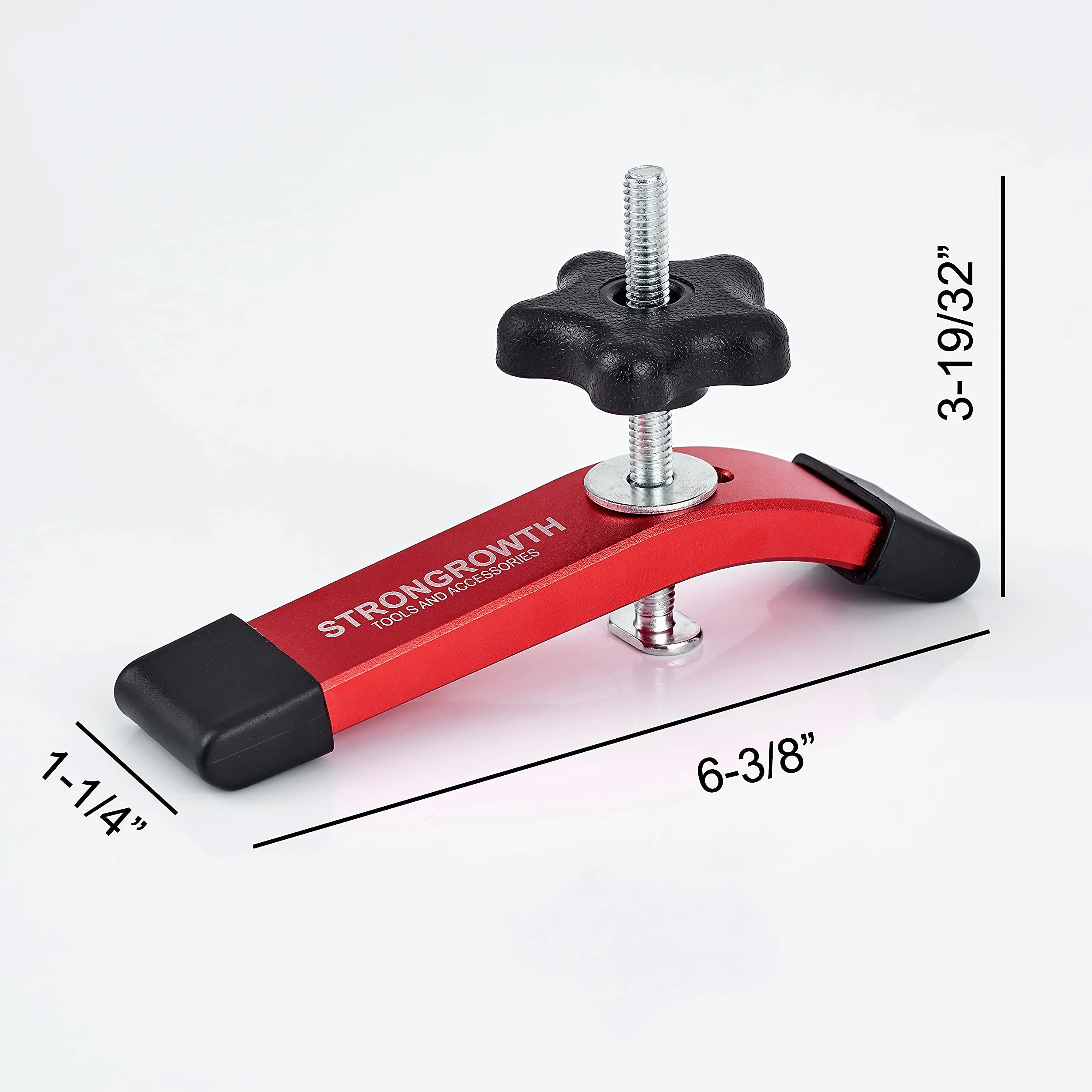 61 cm x 2 szt. prowadnica T z 2 szt. zaciskami przytrzymującymi - uniwersalne zaciski T-Track z podwójnym cięciem, 6-3/20.3 cm dł. x 1-1/10.2 cm - zacisk szczelinowy do obróbki drewna i T