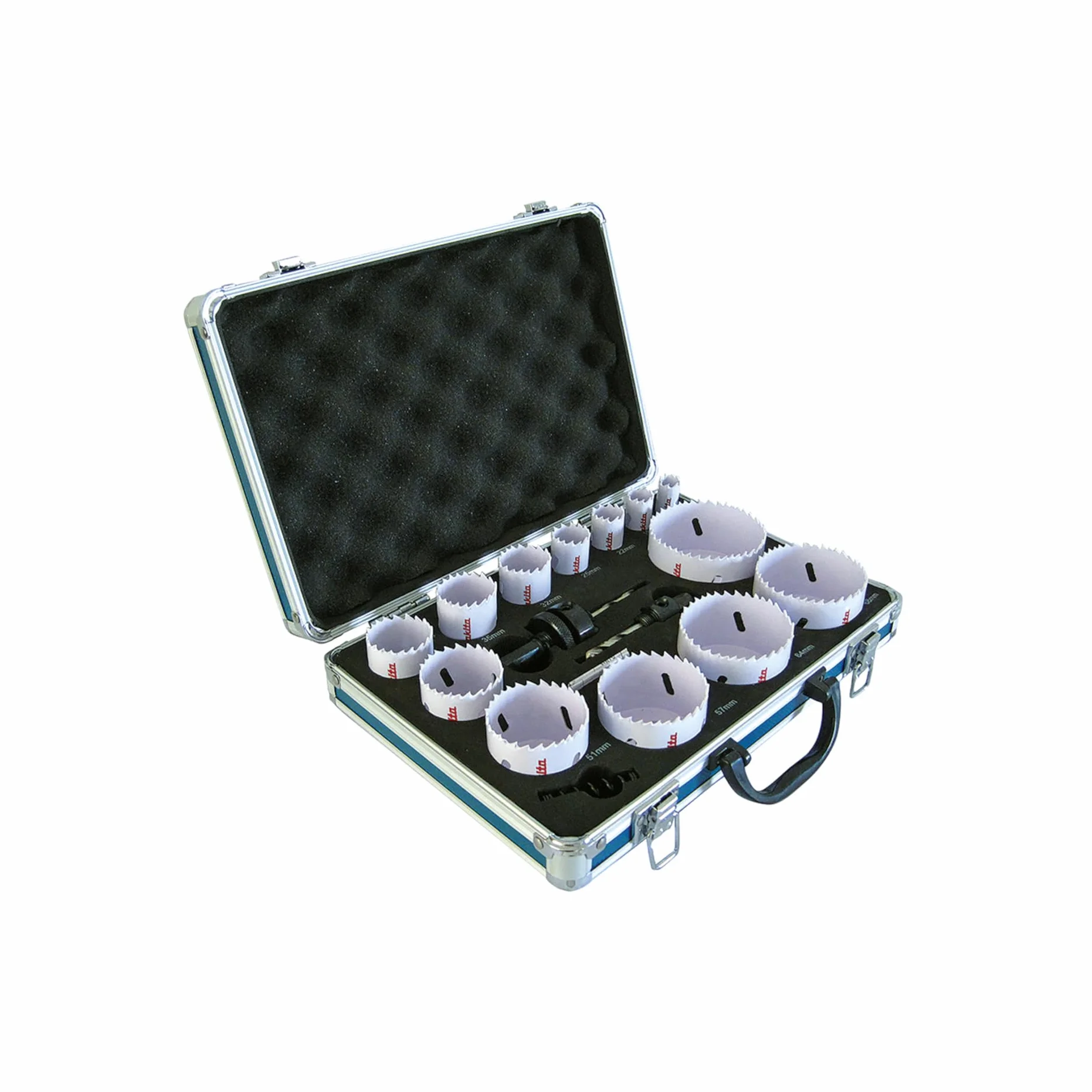 Makita D-47307 Zestaw Otwornic, Biały, L, 16 Części
