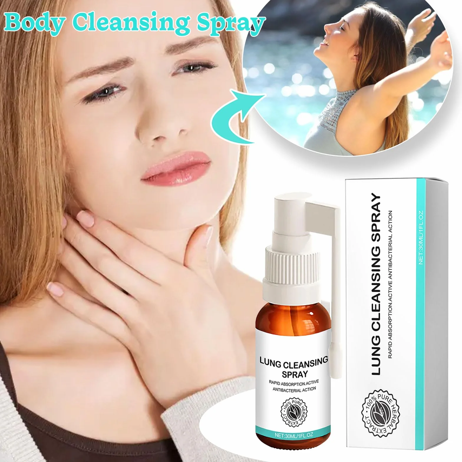 Spray na grzybicę stóp, 2 * 30 ml Spray na grzybicę stóp, spray do paznokci stóp, spray do stóp i paznokci, spray do stóp i paznokci do naprawy i zwalczania nieprzyjemnego zapachu