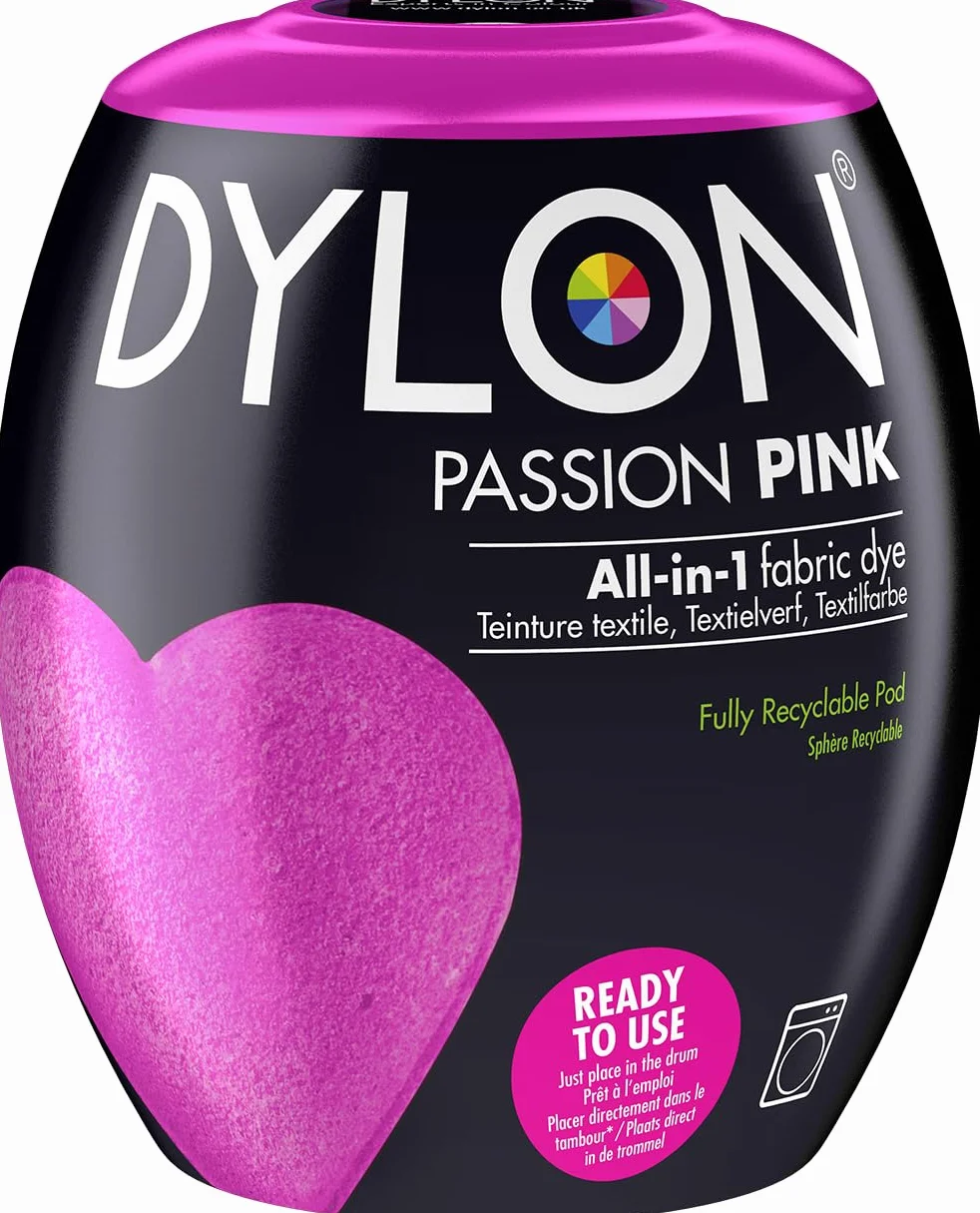 Dylon Machine dye pod, Passion Pink, 350 g