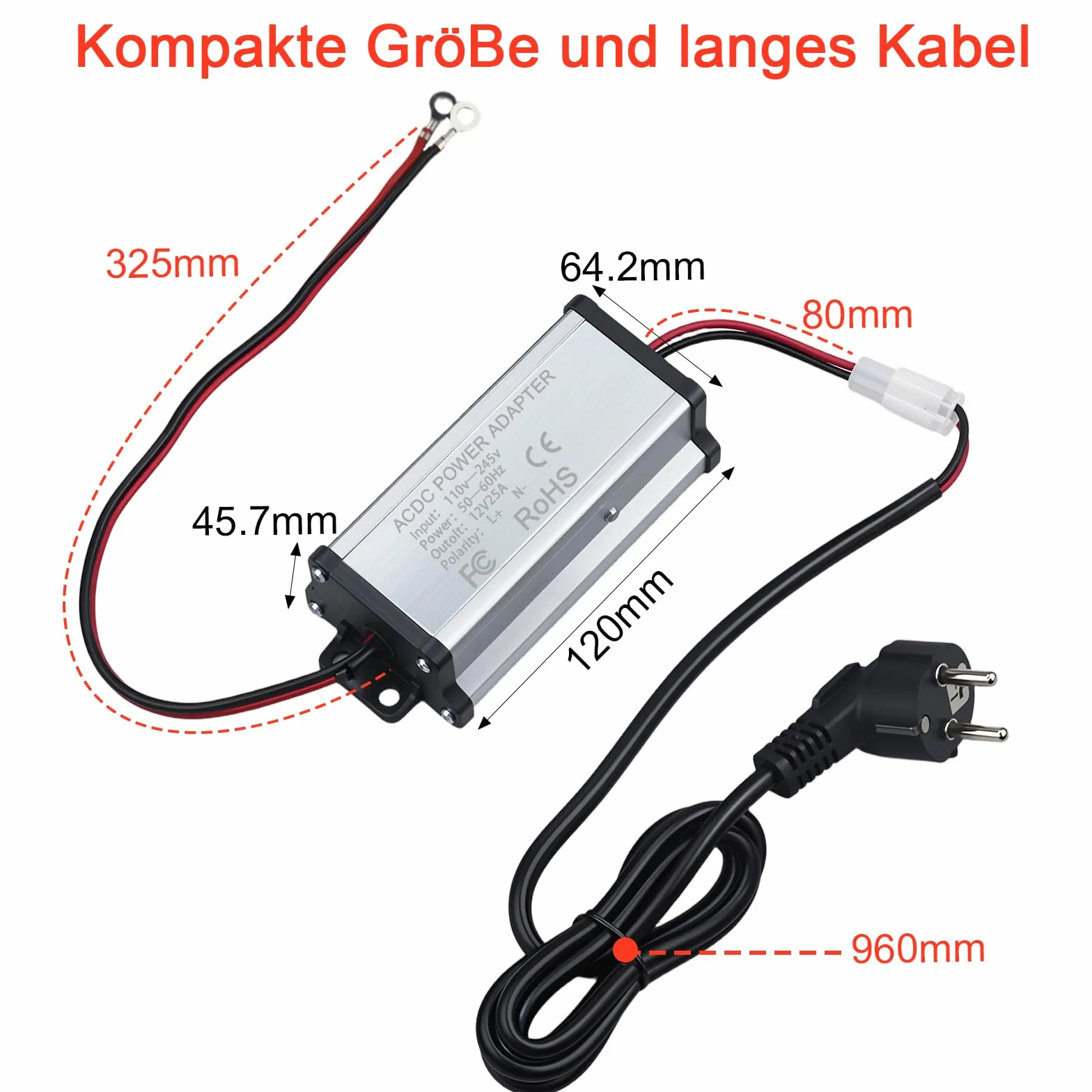 Przetwornica napięcia 230 V na 12 V, adapter zasilający, transformator do ogrzewania powietrza 5 kW 8 kW All-in-One, przekładnik prądu AC 230 V na DC 12 V do przyczep kempingowych, przyczep