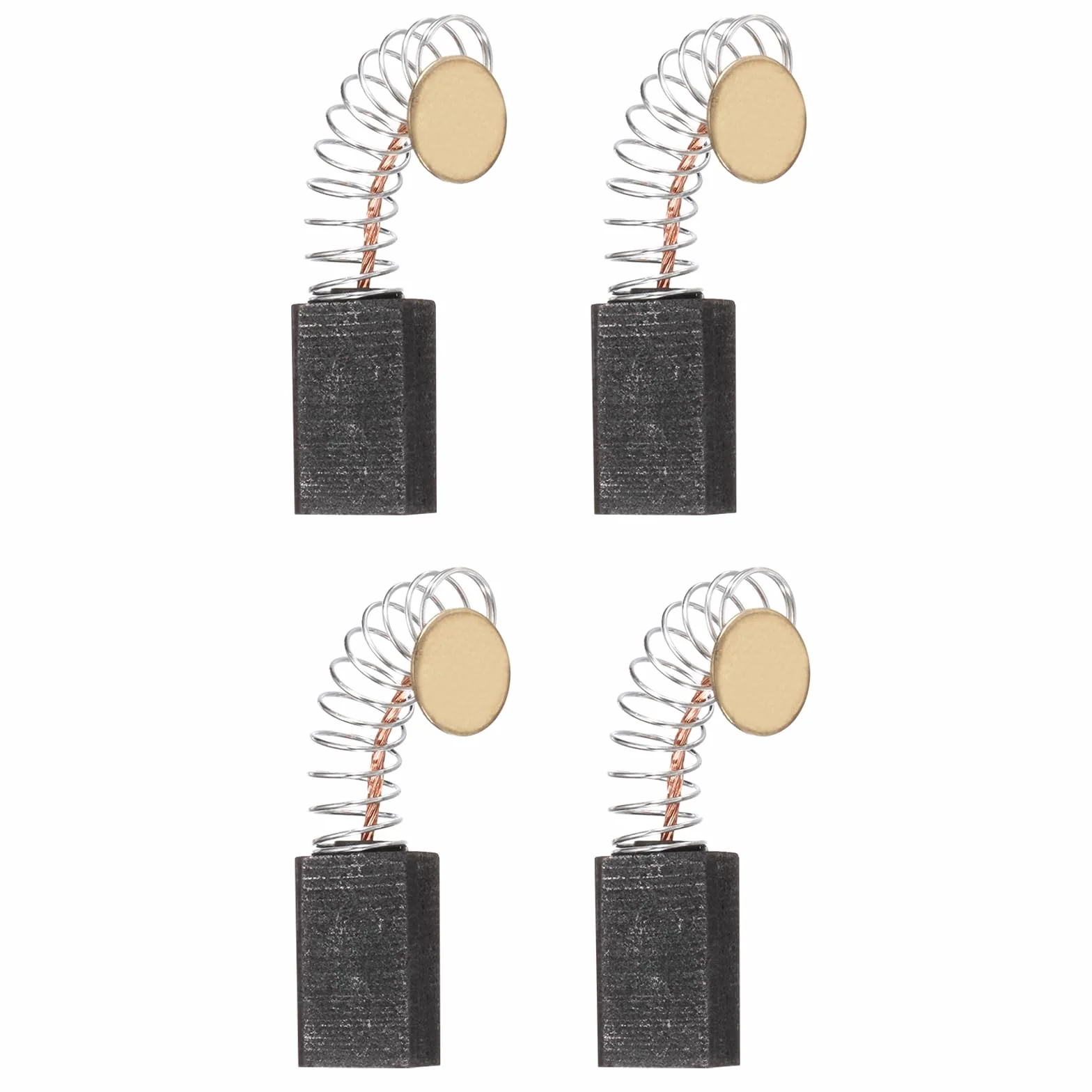 QUARKZMAN Zestaw 4 szczotek węglowych CB50 zastępuje 12 x 8 x 5 mm do większości elektronarzędzi, wiertarek, silników, pił tarczowych, części zamiennych