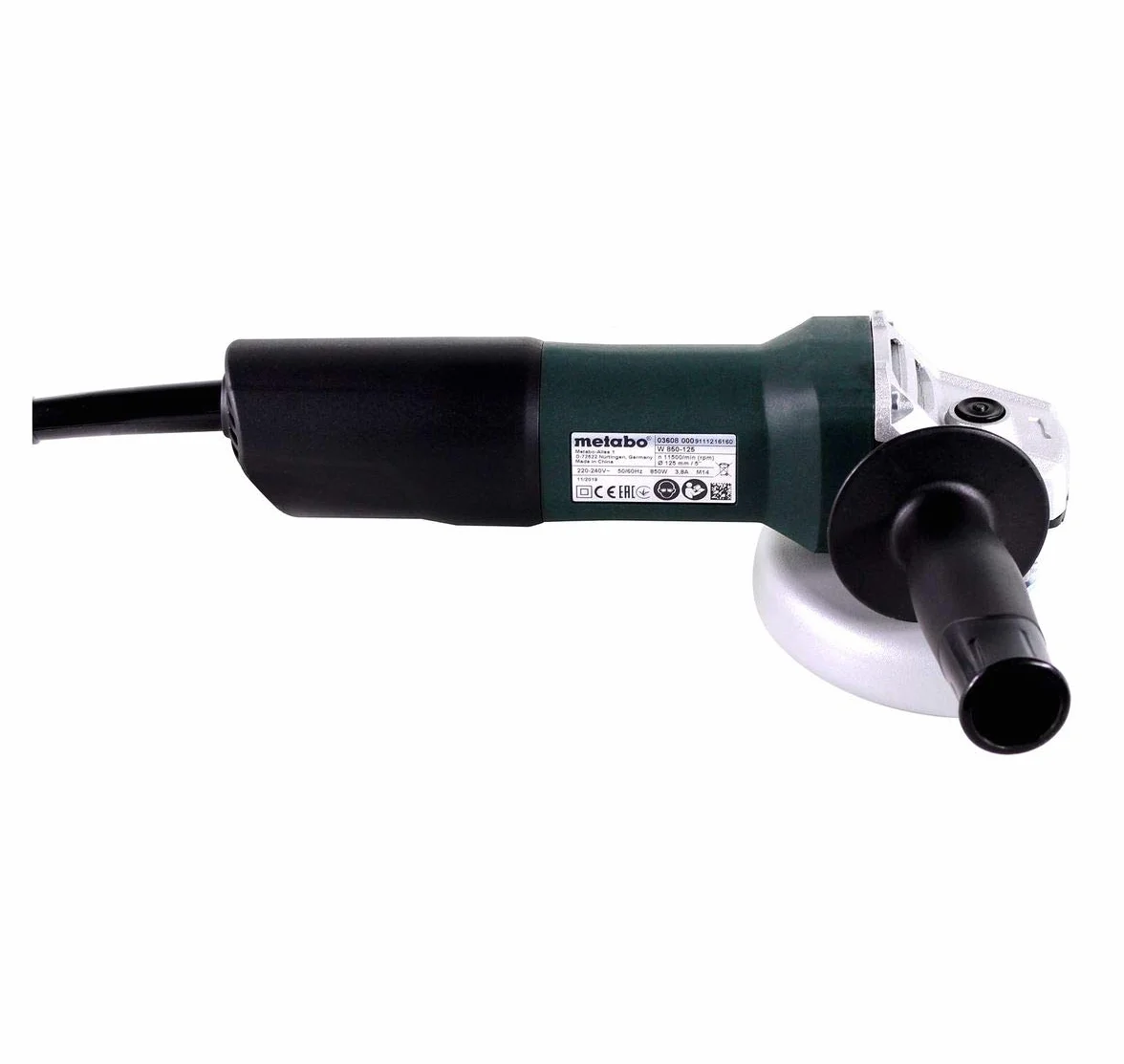 Metabo W 850-125 szlifierka kątowa 850 W 125 mm (603608180)