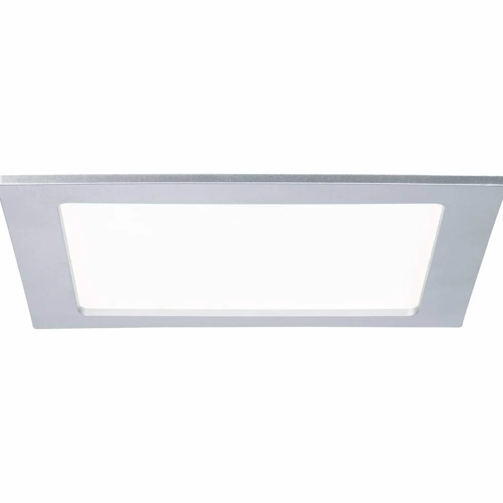 Paulmann 92078 Quality EBL Set Panel czworok. LED 1x18W 4000 K 230V 220x220mm chrom matowy 92078 LED Spot refl. wpuszcz. opr. do wbud.