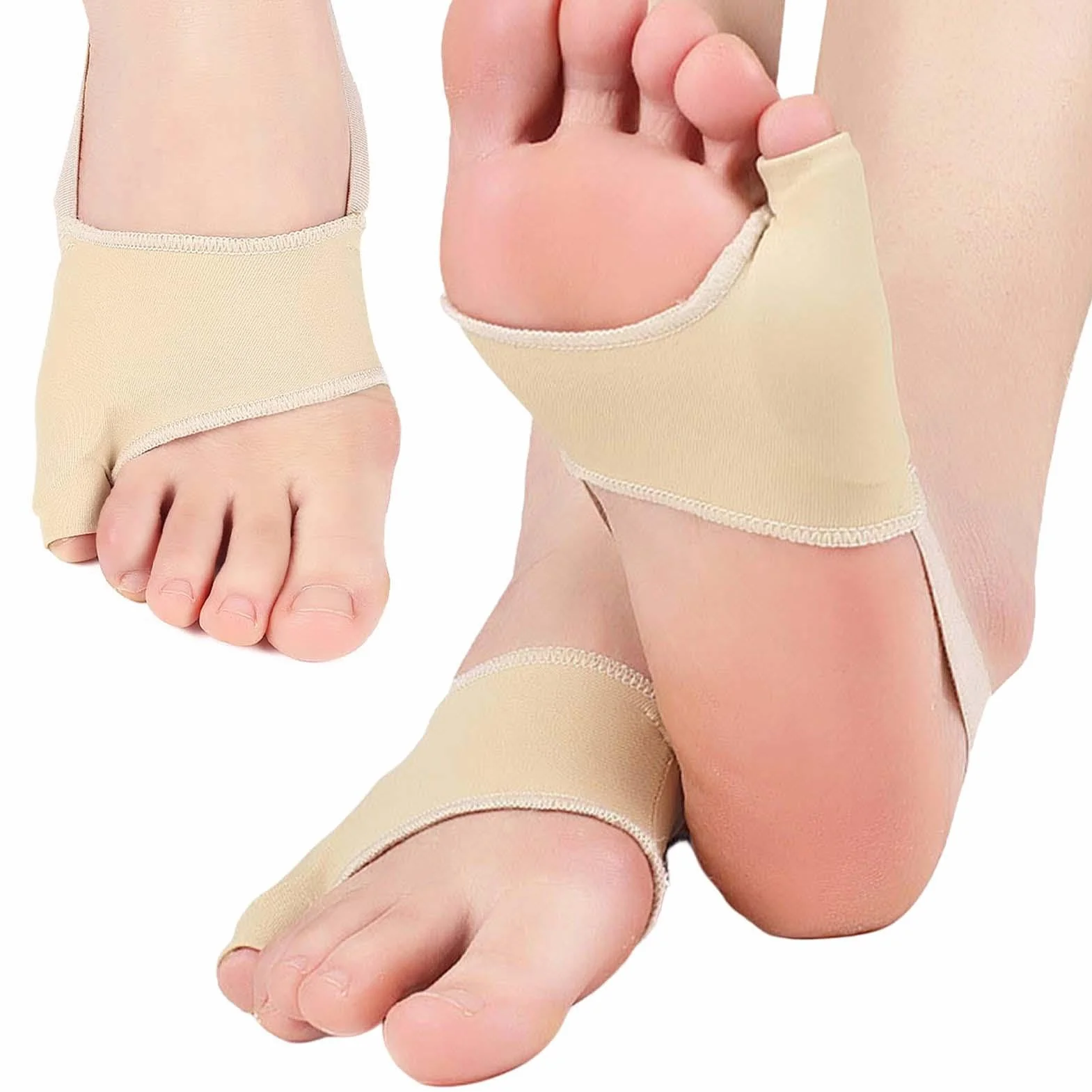 Przekładki na palce do stóp dla kobiet, Tailors Bunionette Splint Z Antypoślizgiem, Mały palec u nogi Szyna rękawa Bunionette Protector Relief Pinky Toe Separatory Korektor krawiecki dla koślawego
