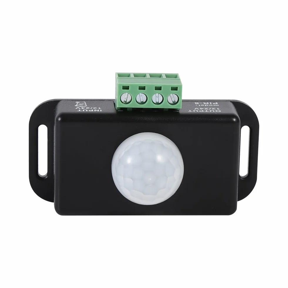 Moduł LED 12V Bewegingssensor, Detektor Ruchu PIR 12-woltowy Przełącznik Czujnikowy do Listwy Oświetleniowej LED DC 12V 24V Bezpieczeństwo Ciała na podczerwień