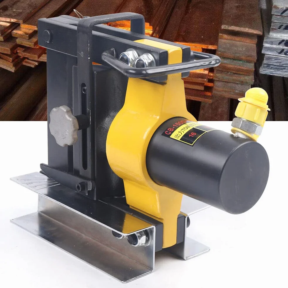 Hydrauliczna giętarka do metalu, 150 mm, 16T (35300 LBS) Heavy Duty Bender giętarka do rur nadaje się do gięcia materiałów metalowych
