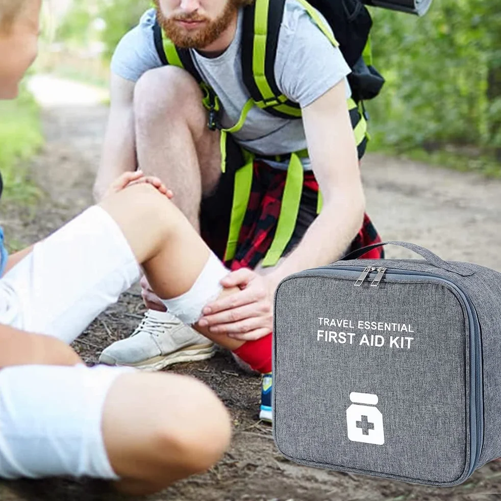 Pierwsza pomoca podróżna, pusta torba na pomoc medyczną, przenośna torba na leki, wodoodporny plecak do przechowywania leków