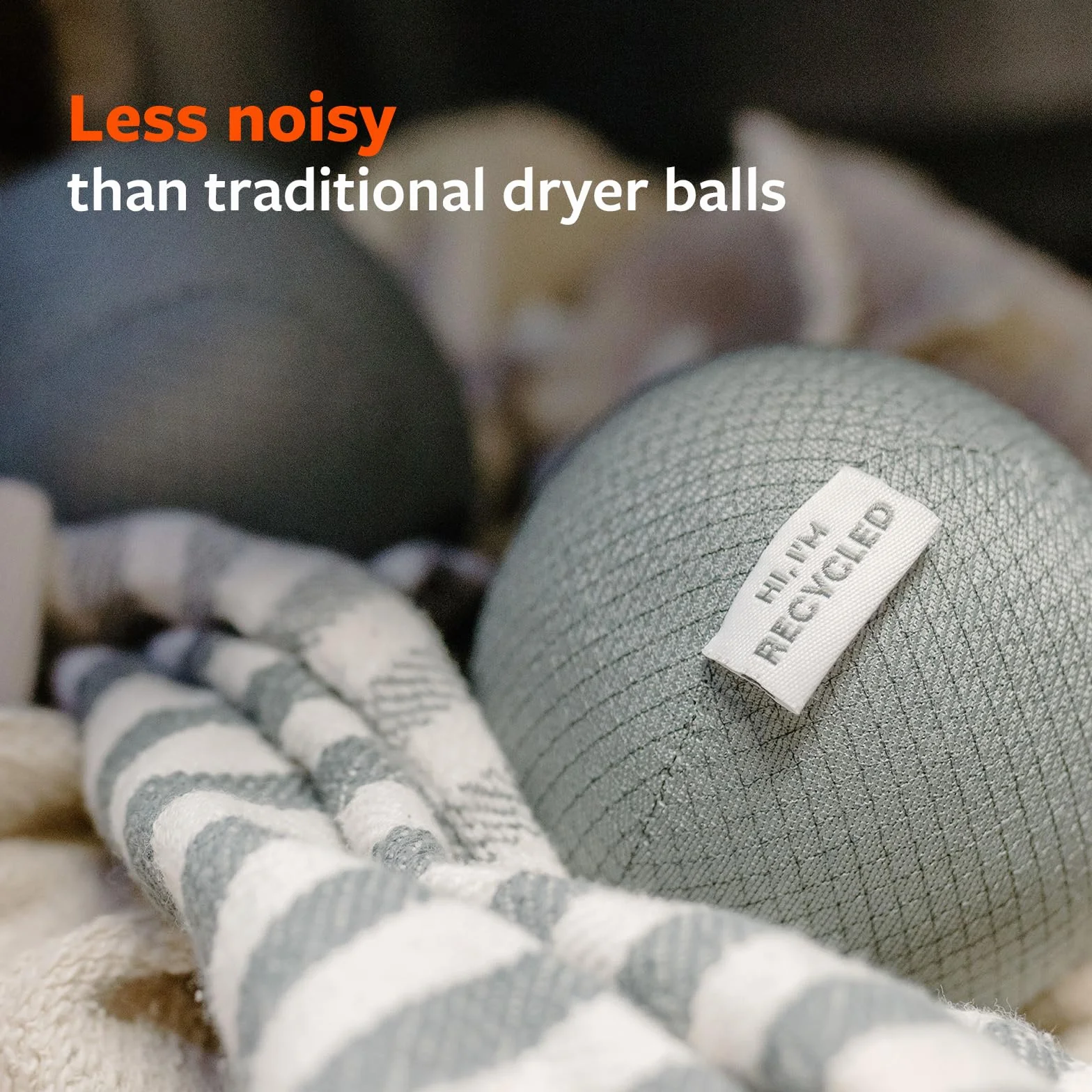 Full Circle Loads of Fun Anti-Static Dryer Balls Grey, Zestaw 3, One Size