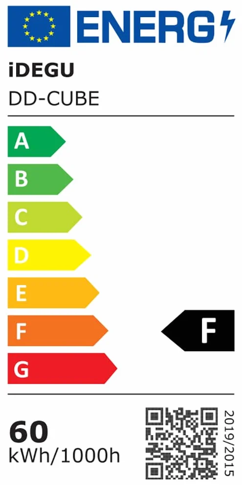 iDEGU Zestaw 2 nowoczesnych lamp wiszących, żyrandol, kształt sześcianu, geometryczny styl metalowy klosz lampy E27, wiszące oświetlenie do sypialni, salonu, restauracji - 16 cm, zielony