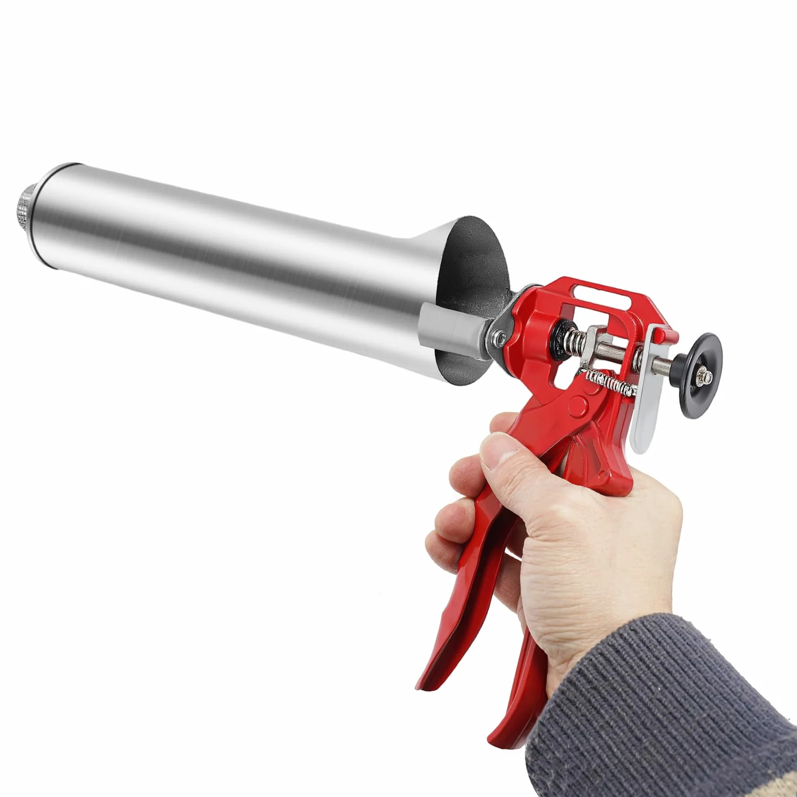 Pistolet wtryskowy ze stali nierdzewnej, ręczny pistolet do fug, zaprawa cementowa, narzędzie do fugowania