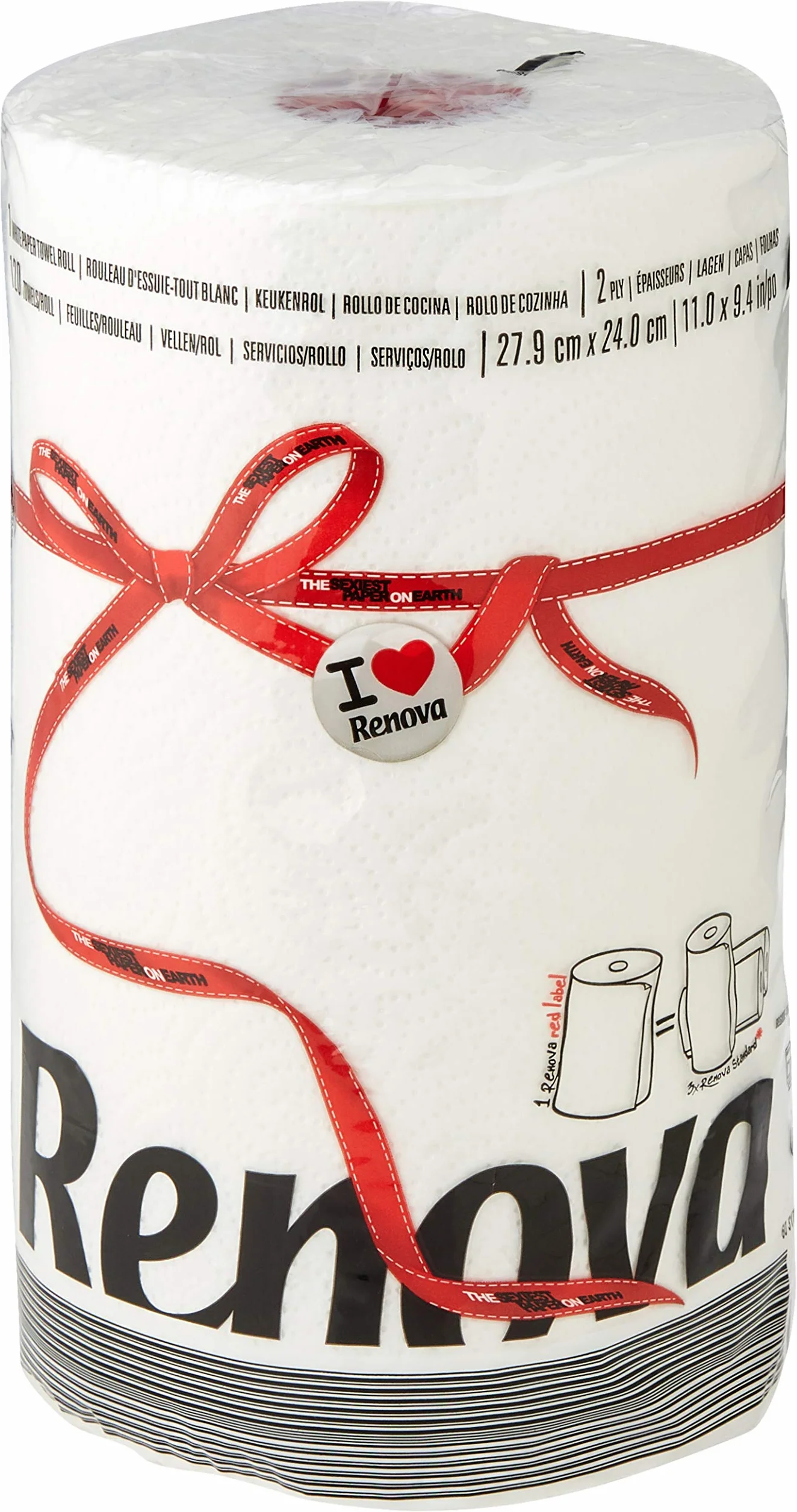 Renova 200072200 Ręcznik Papierowy, Biały, A4
