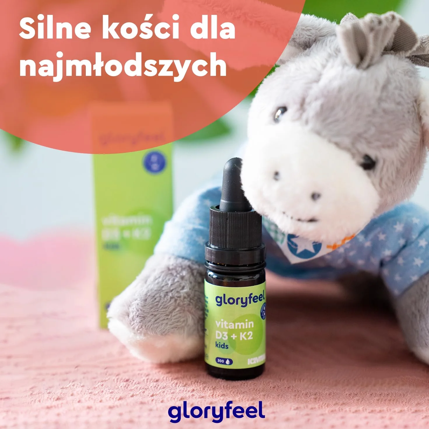Witamina D3 K2 krople dla dzieci 25 µg K2VITAL® 500 j.m. witaminy D wegańskie 10 miesięcy zapasu