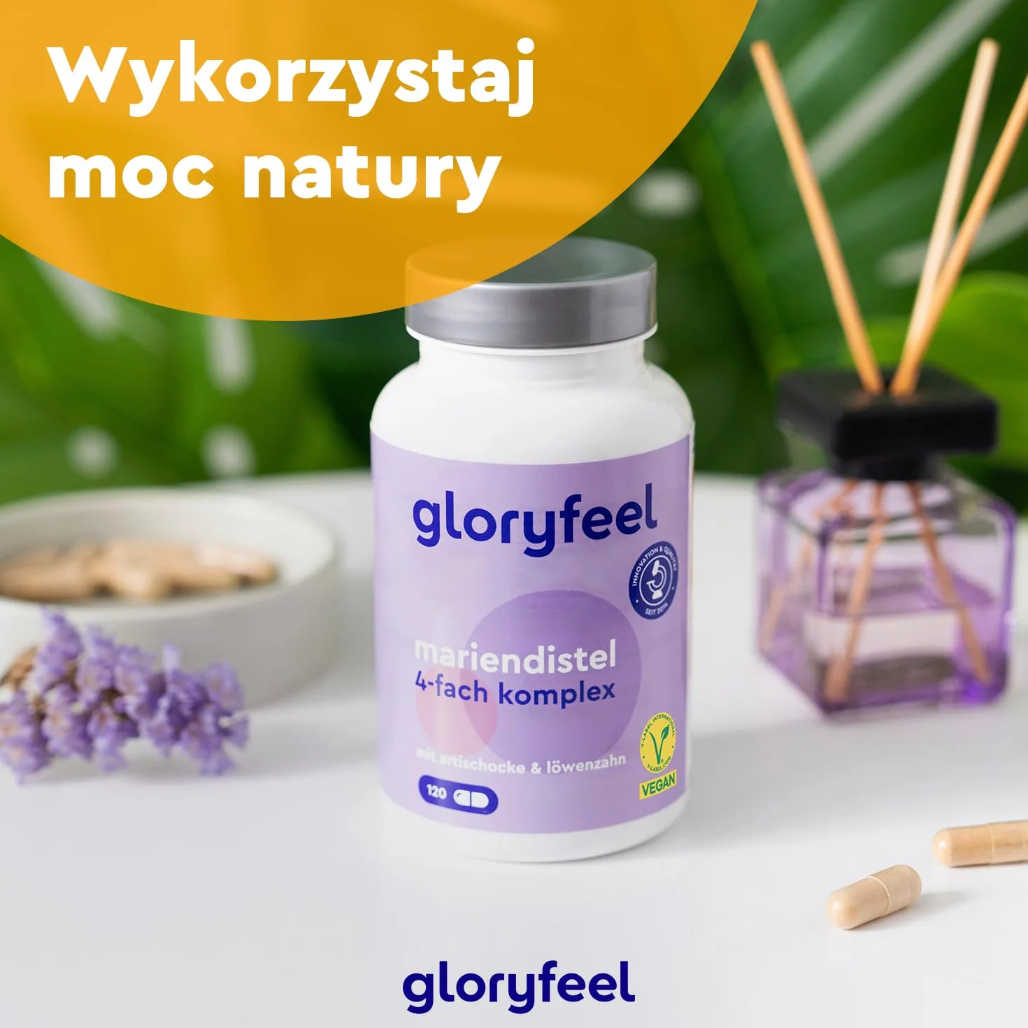 Ostropest plamisty 500 mg z karczochem 400 mg mniszkiem lekarskim desmodium 120 kapsułek sylimaryna