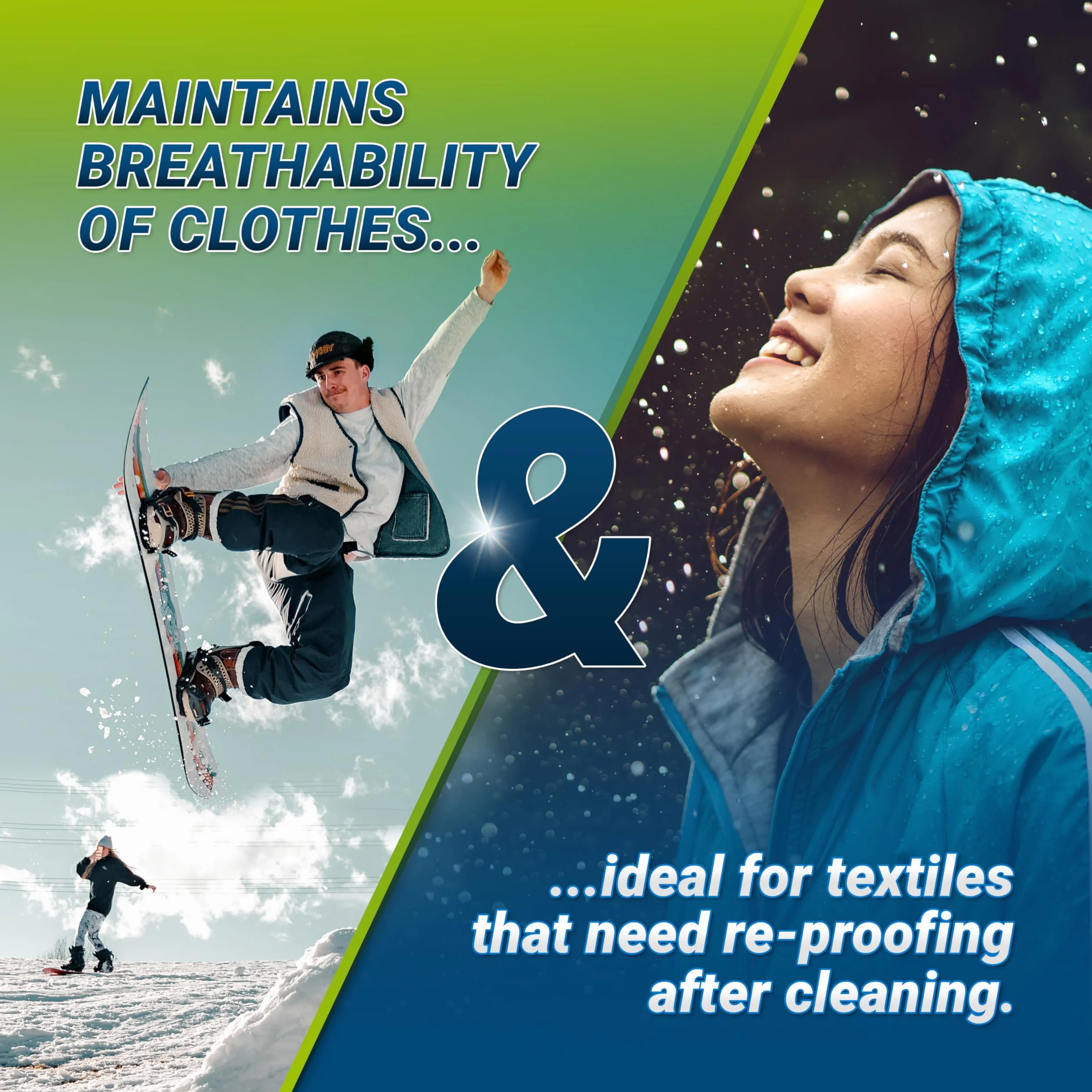 Płyn do prania w płynie do odzieży technicznej i outdoorowej – do Gore-Tex, Softshell, Sympatex, Lycra i polar – Odnawia oddychalność, eliminuje zapachy i zabrudzenia – przyjazny dla