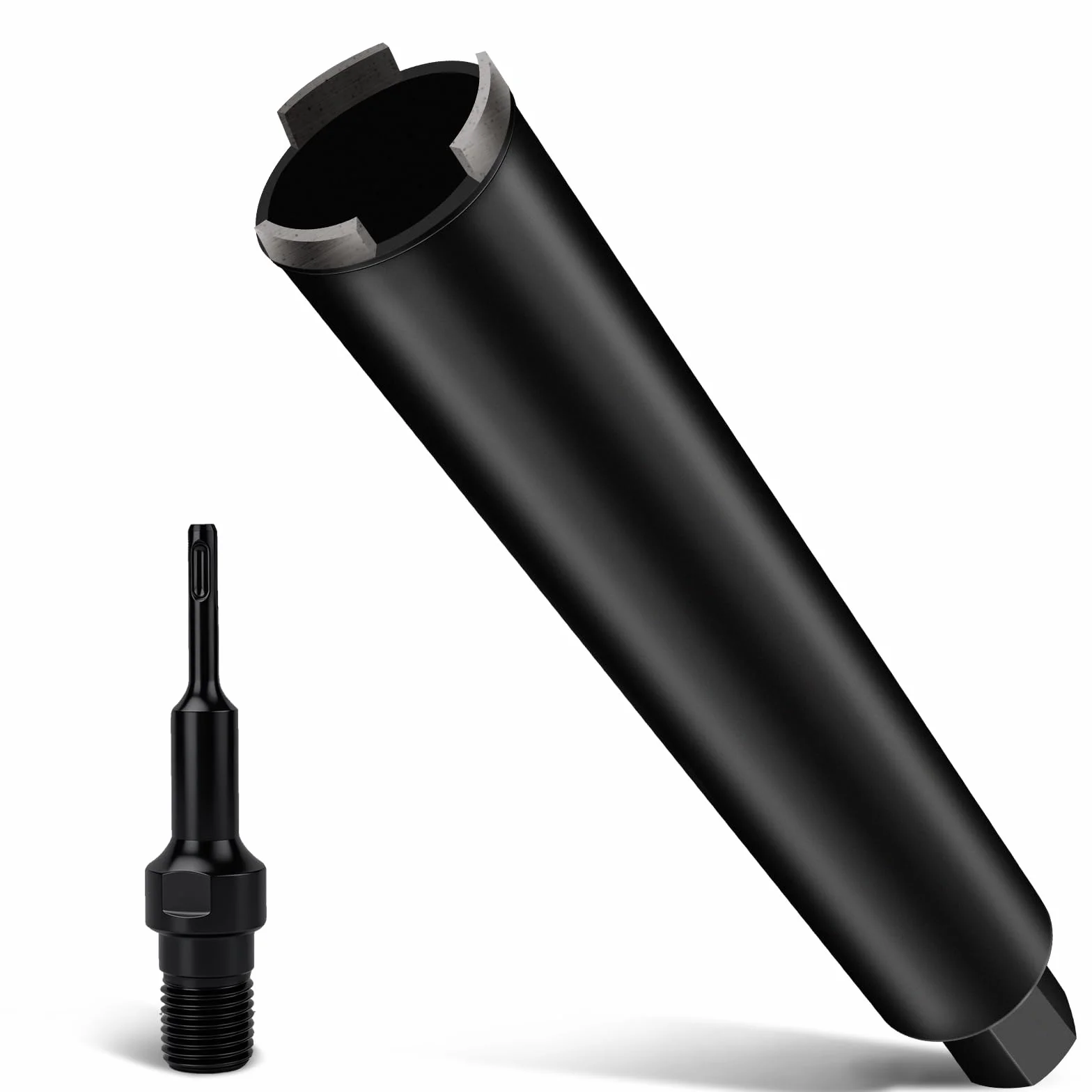 Diamentowa koronka wiertnicza Ø 25 mm z SDS Plus, 1 ¼" diamentowa koronka wiertnicza, L 460 mm, pogłębiacz puszek koronka wiertnicza wiertło rdzeniowe wiertło do wiercenia na mokro/sucho, otwornica do