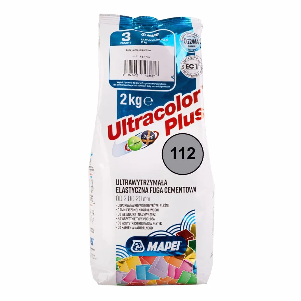 Fuga cementowa MAPEI ULTRACOLOR PLUS 2kg 112 tytan